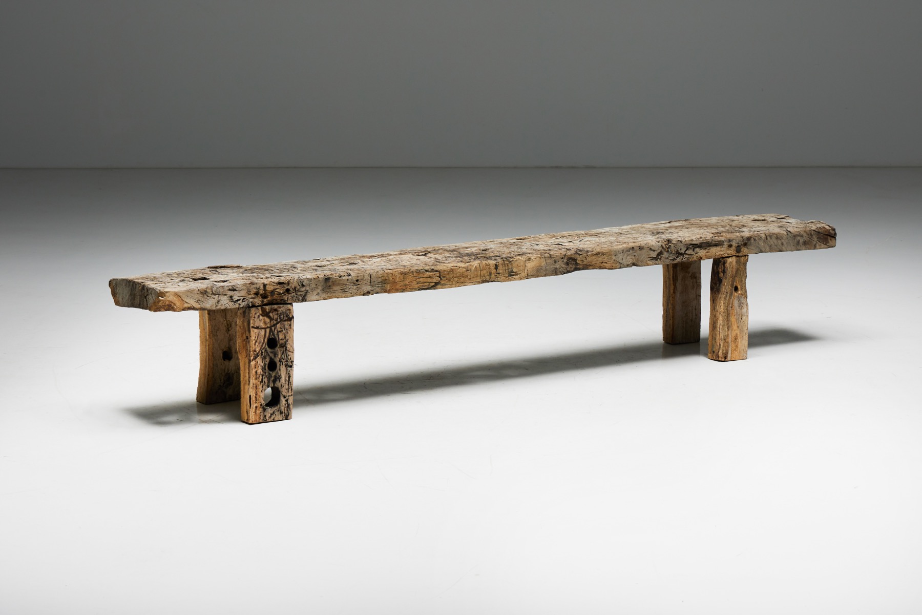 Rustic Wabi Sabi Bench - Early 20th Century