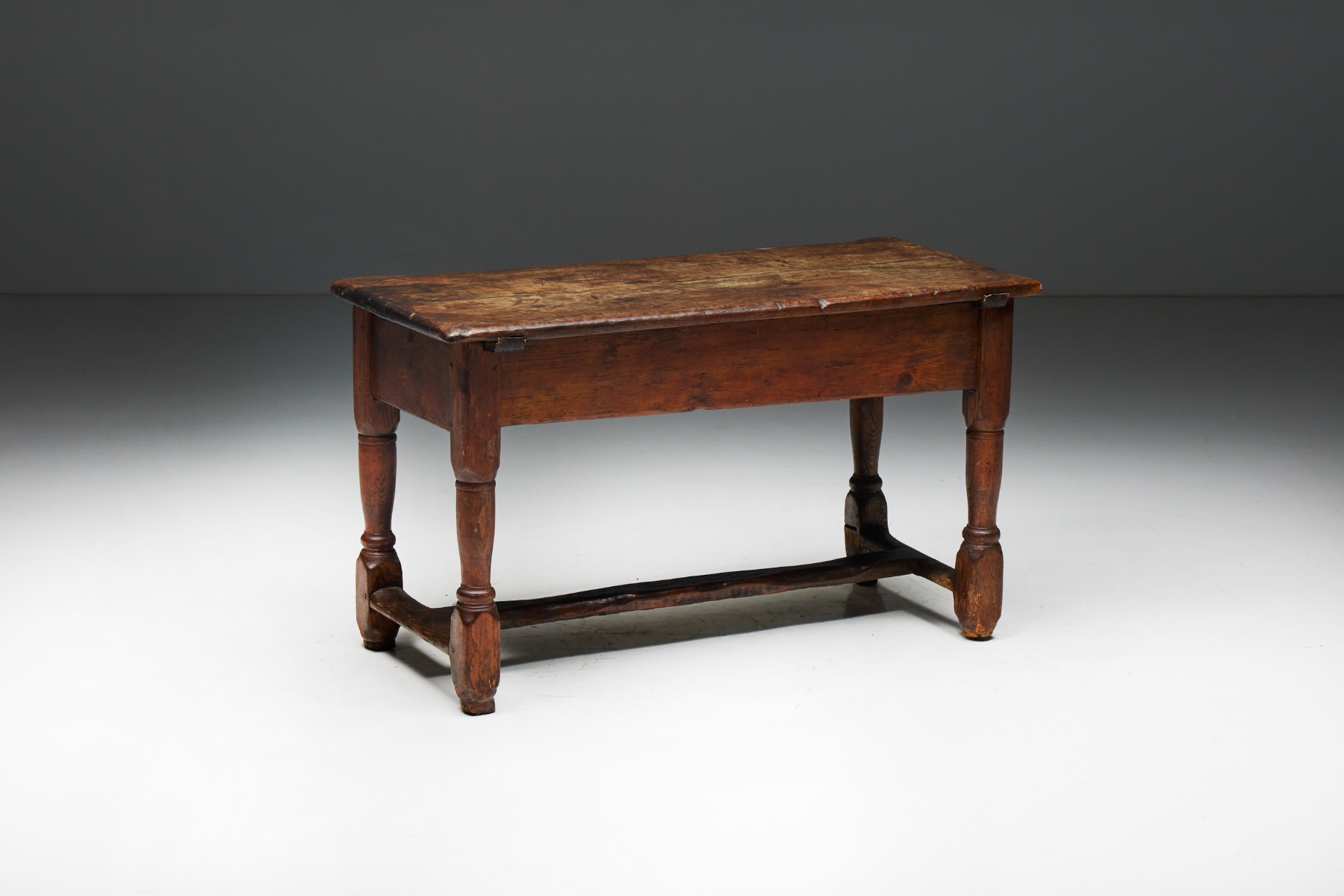 Rustic Art Populaire Writing Table - Early 20th Century