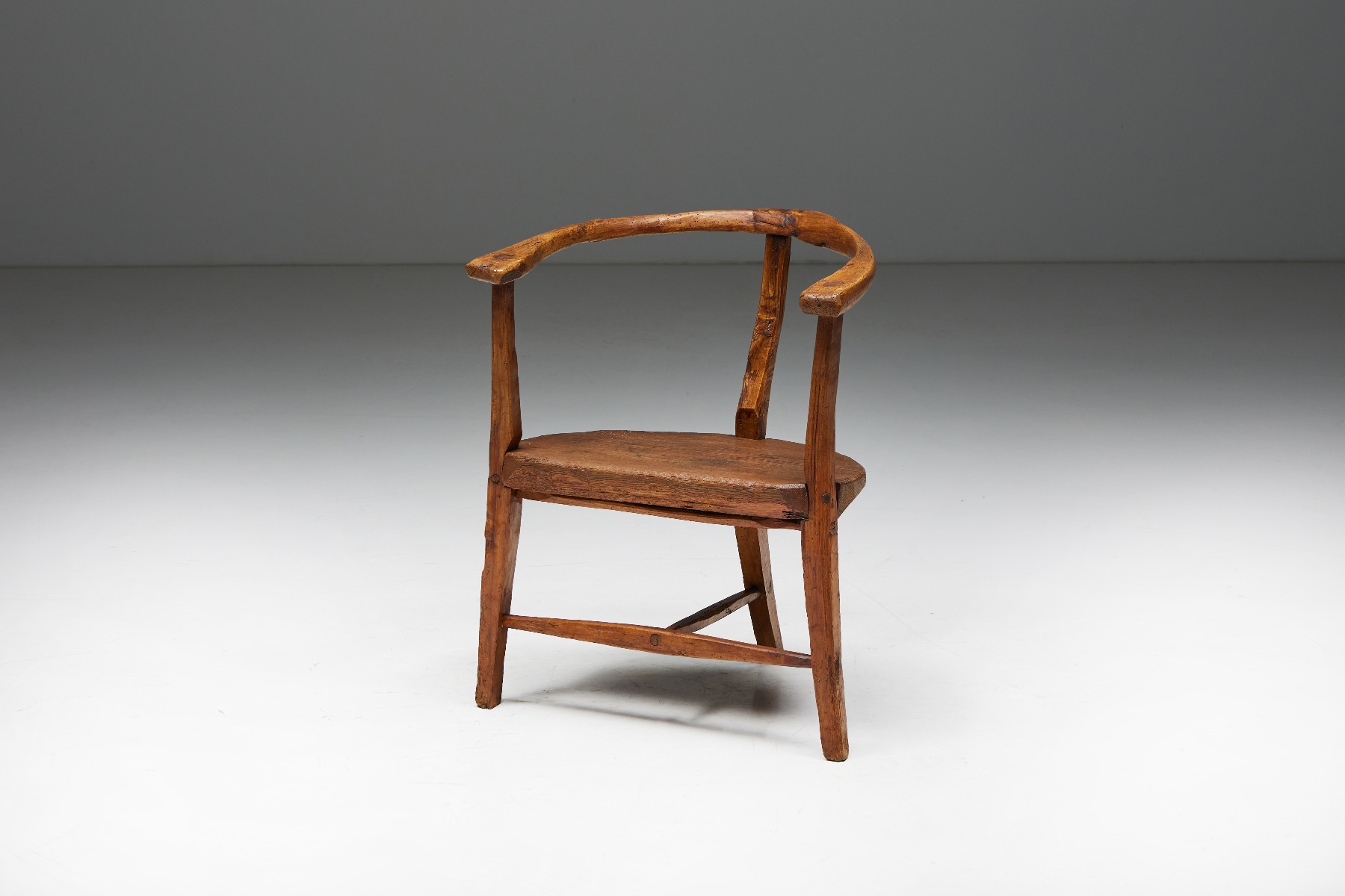 Organic Wabi Sabi Tripod Chair - 1940s