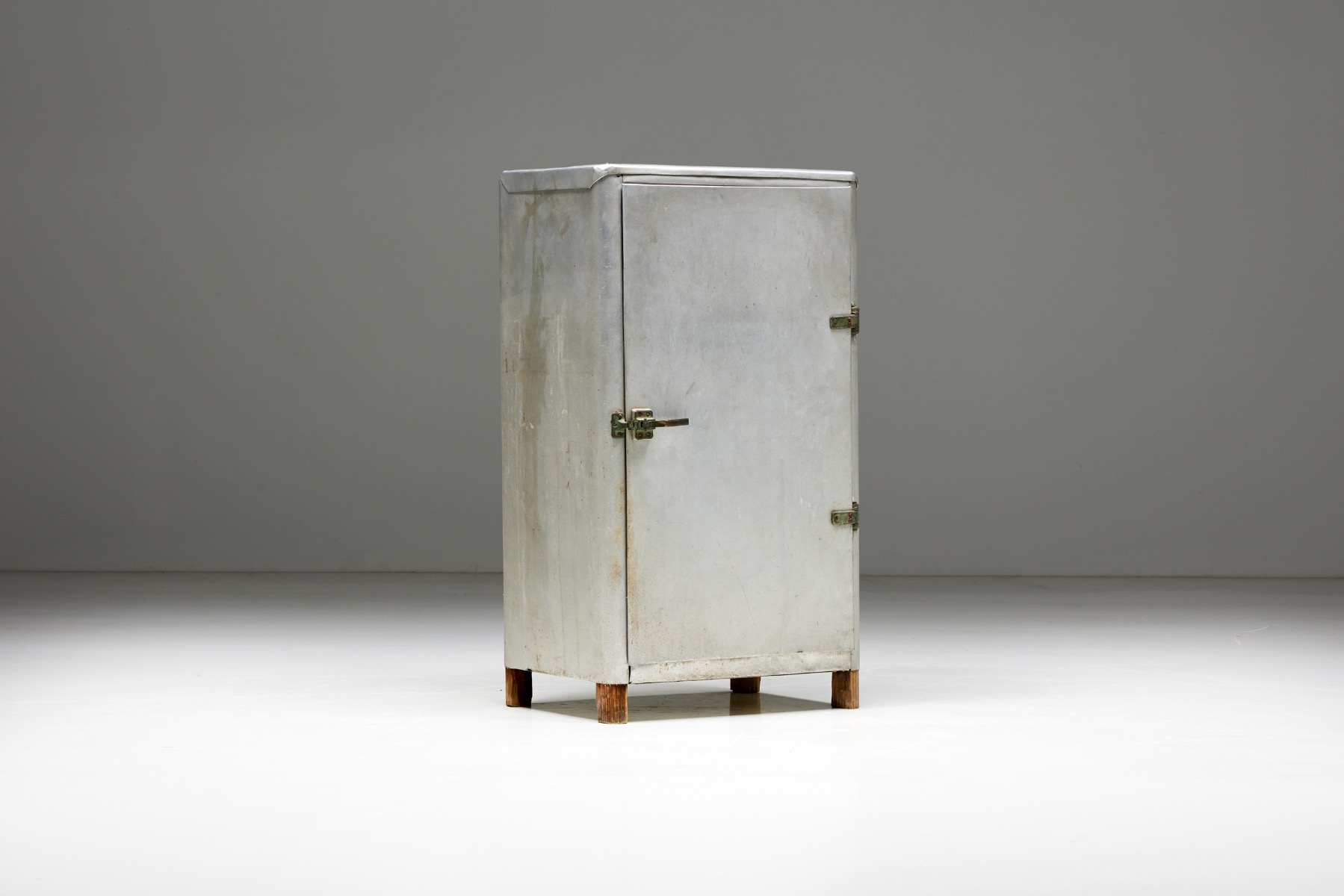 Industrial Aluminum Cabinet - 1950s