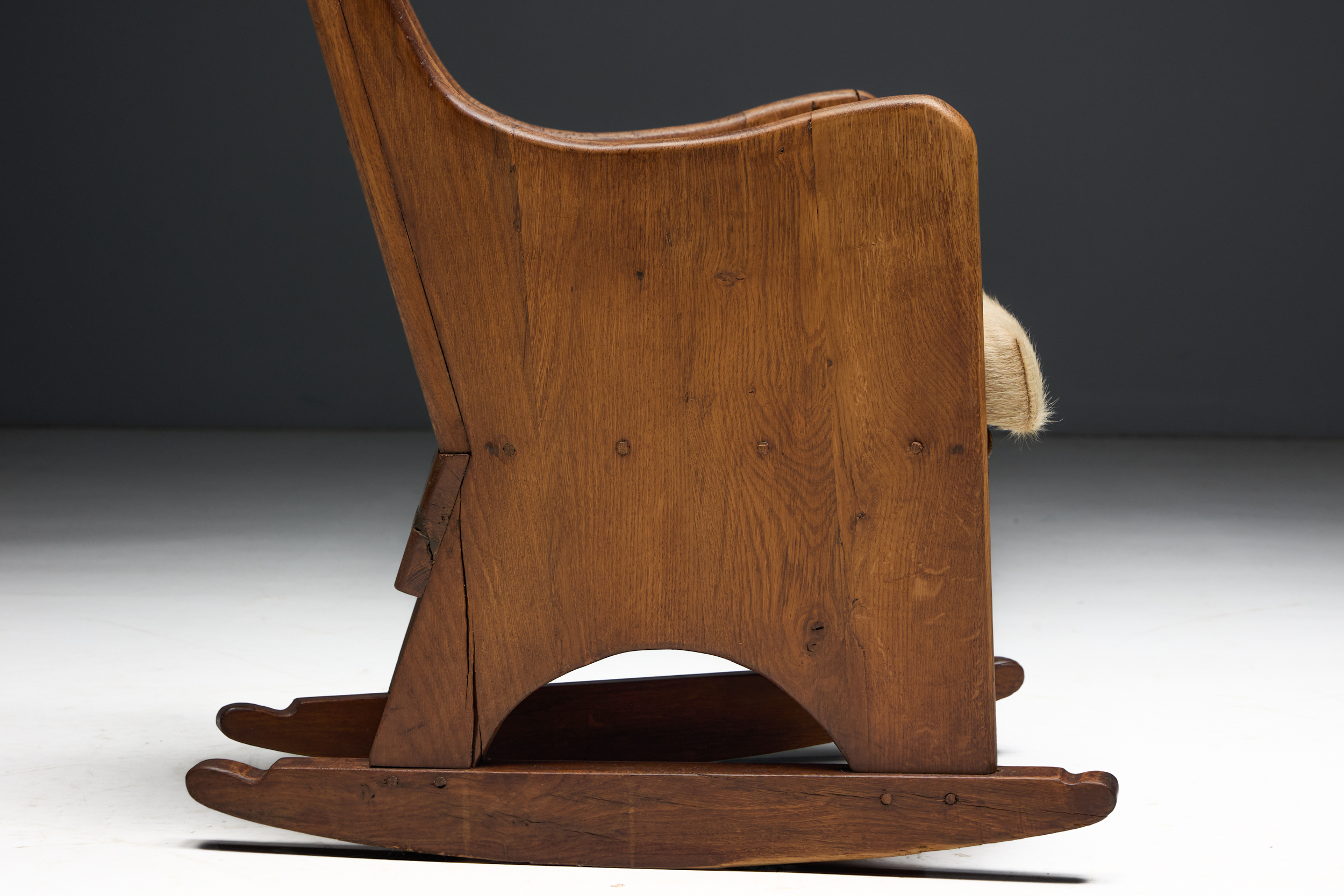 Rocking Armchair in the Style of Axel Einar Hjorth - 1930s