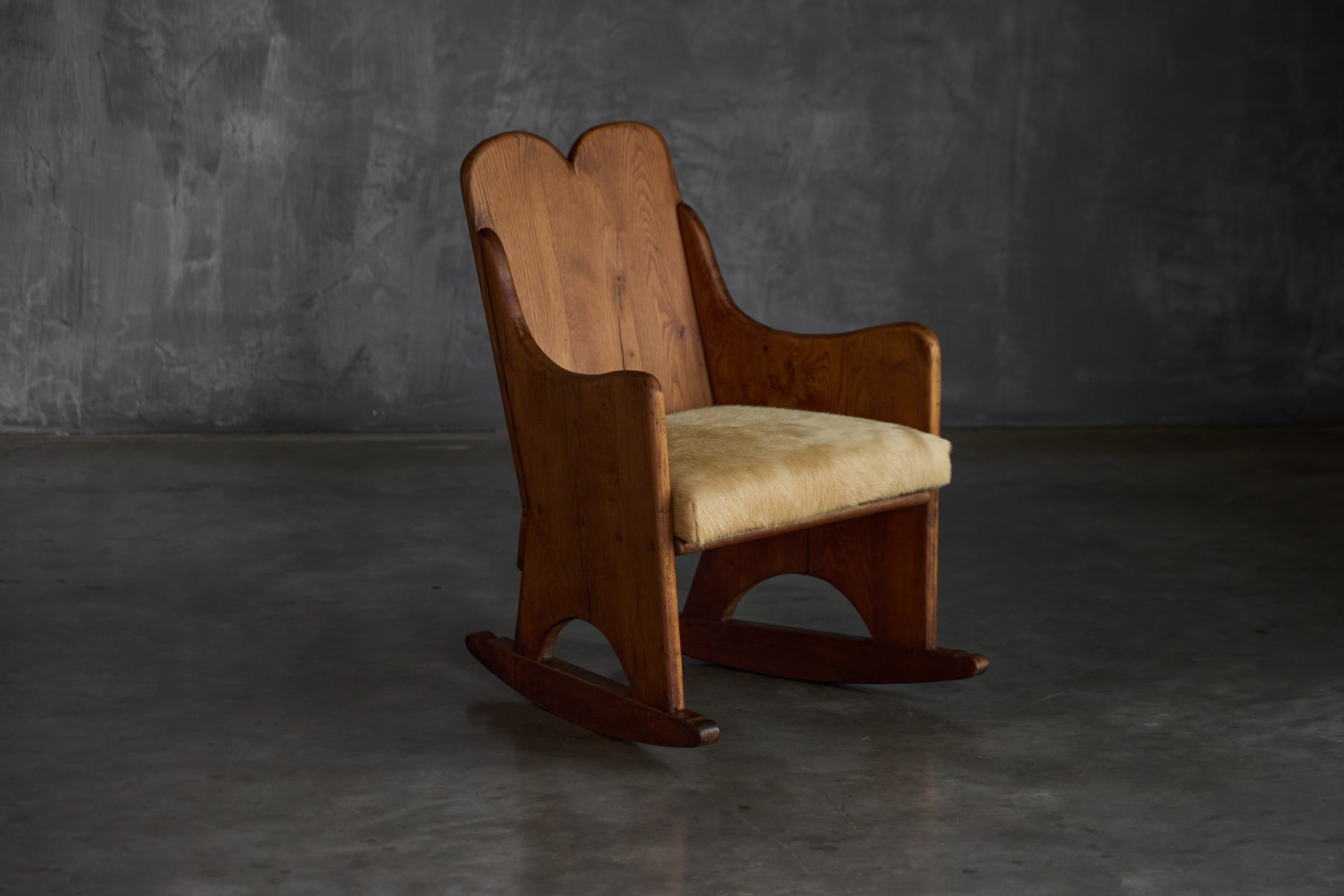 Rocking Armchair in the Style of Axel Einar Hjorth - 1930s