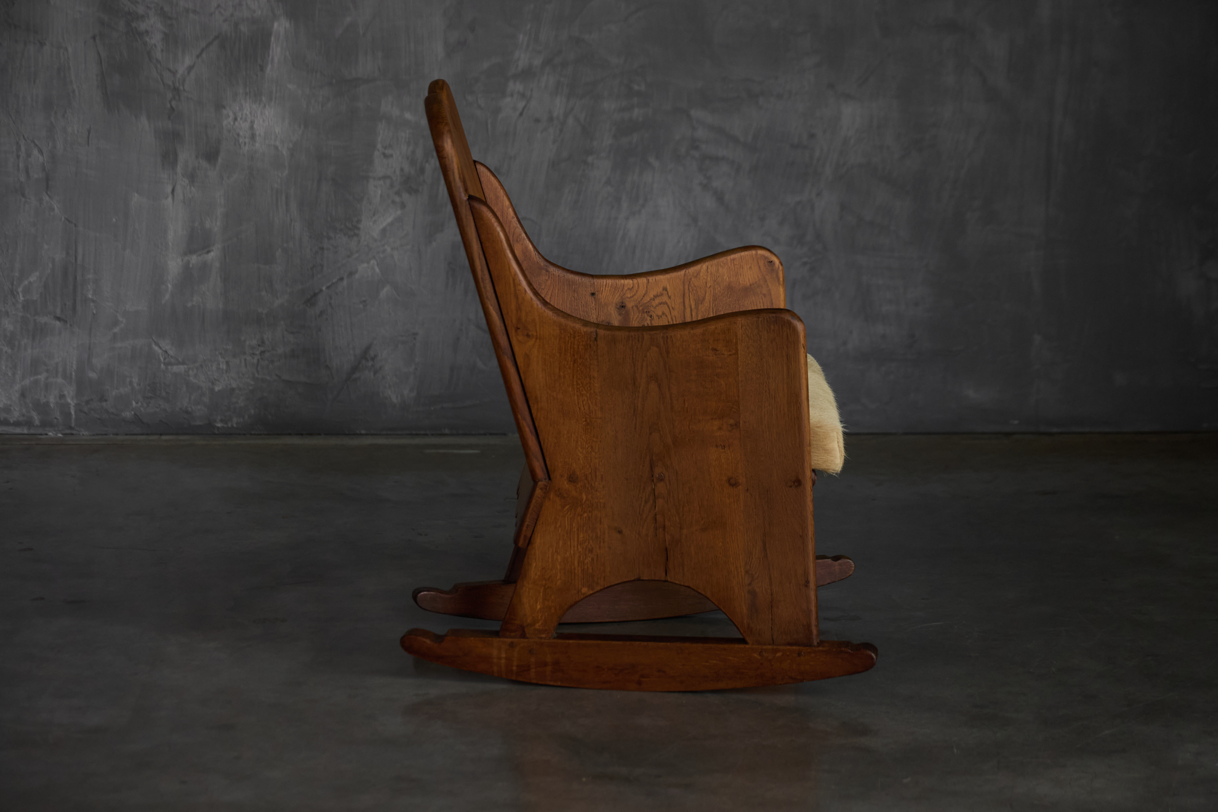 Rocking Armchair in the Style of Axel Einar Hjorth - 1930s