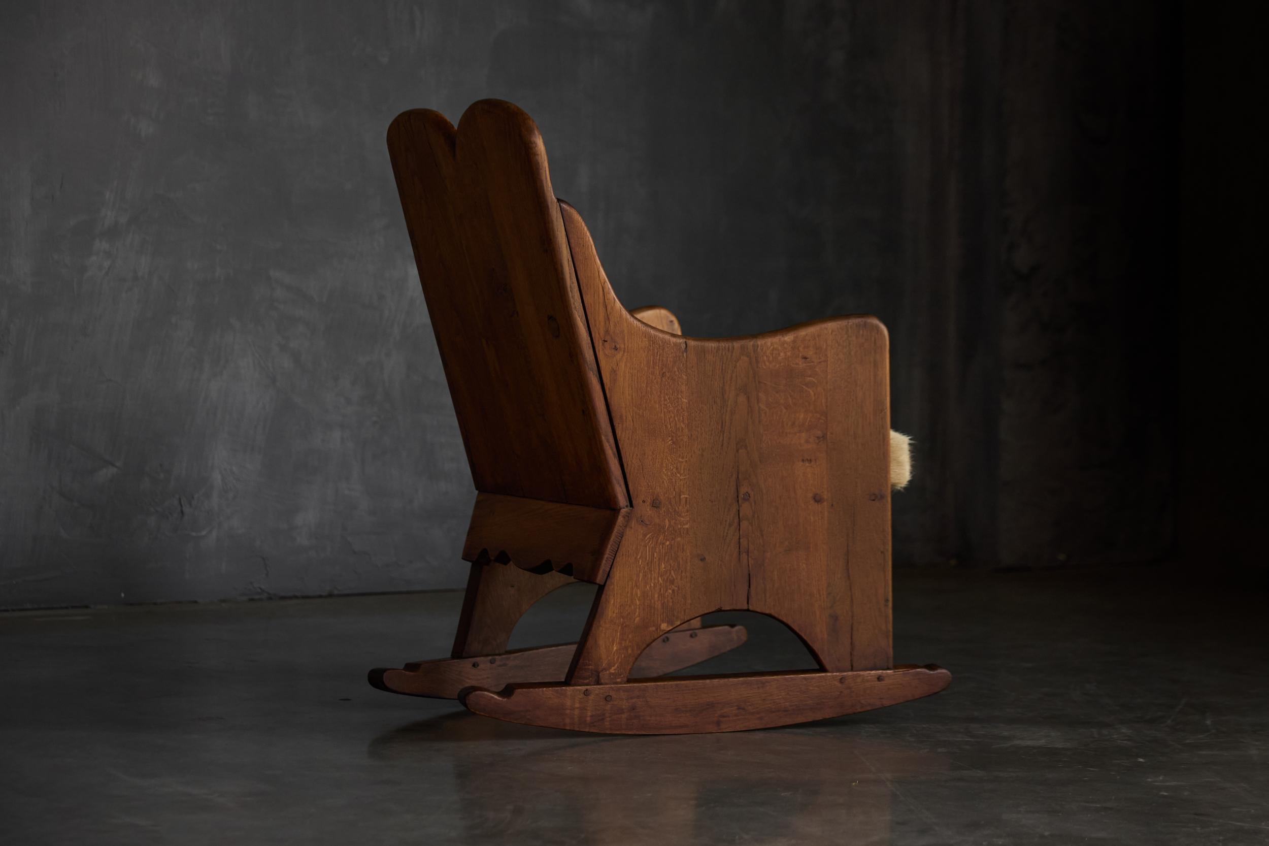 Rocking Armchair in the Style of Axel Einar Hjorth - 1930s