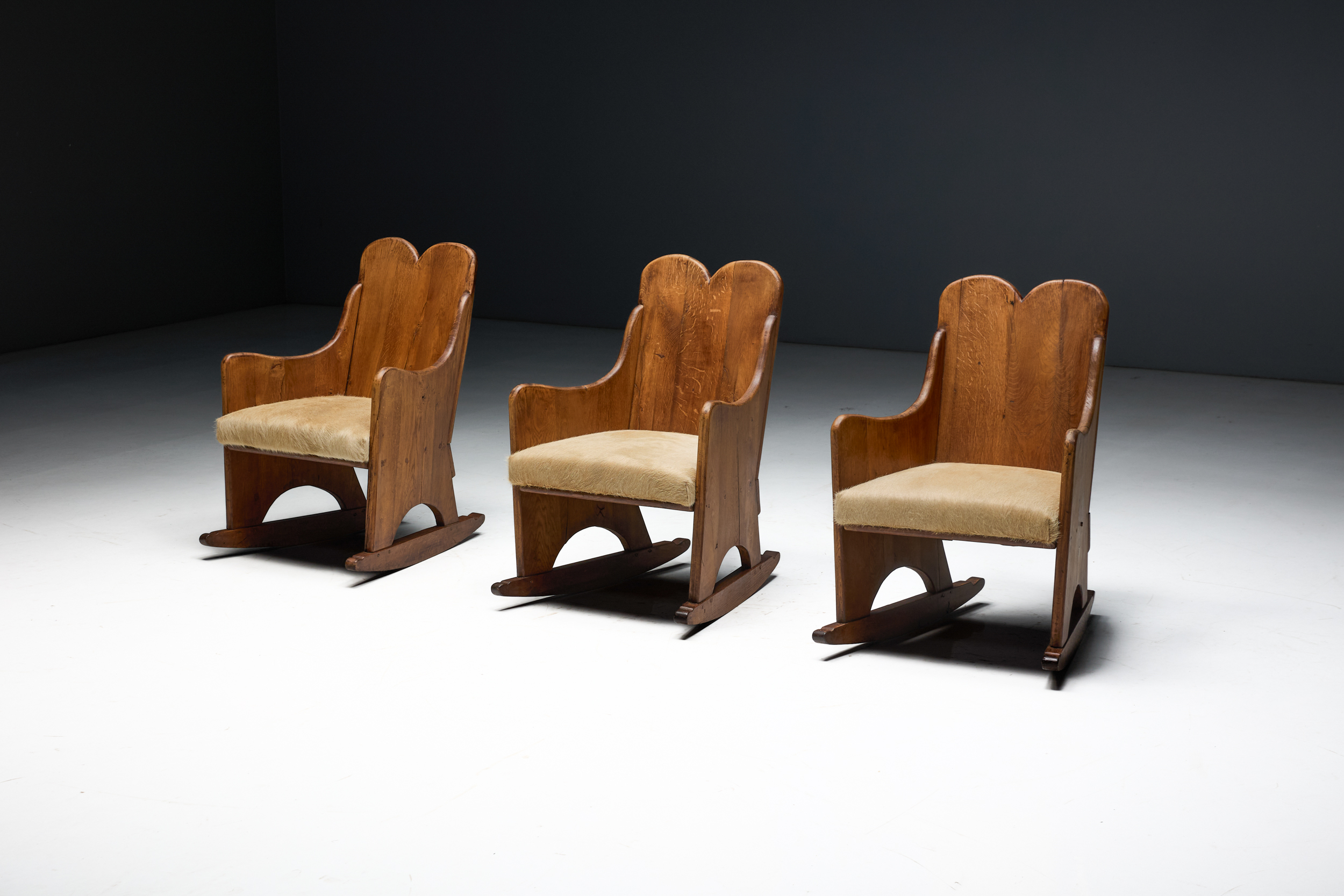 Rocking Armchair in the Style of Axel Einar Hjorth - 1930s