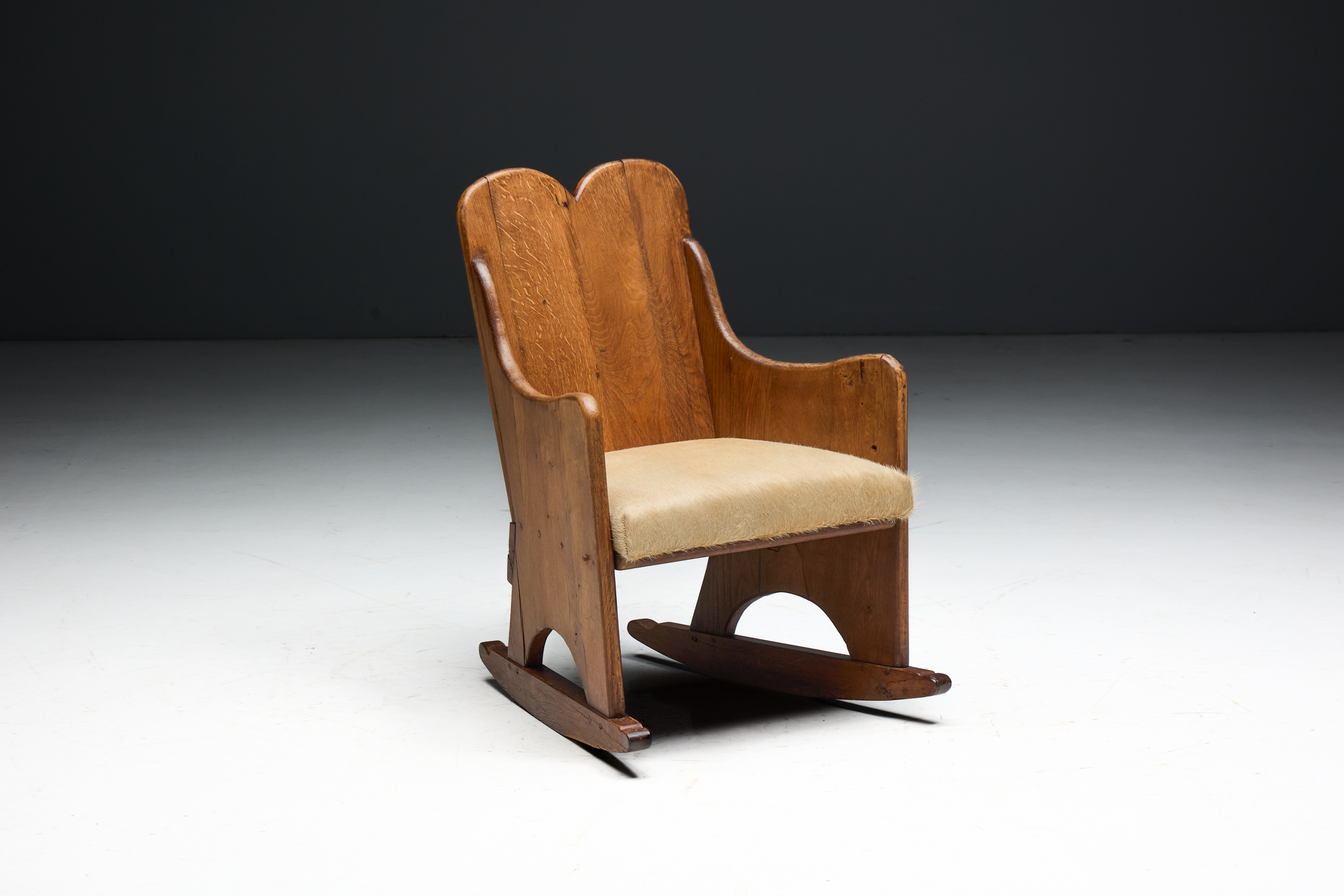 Rocking Armchair in the Style of Axel Einar Hjorth - 1930s