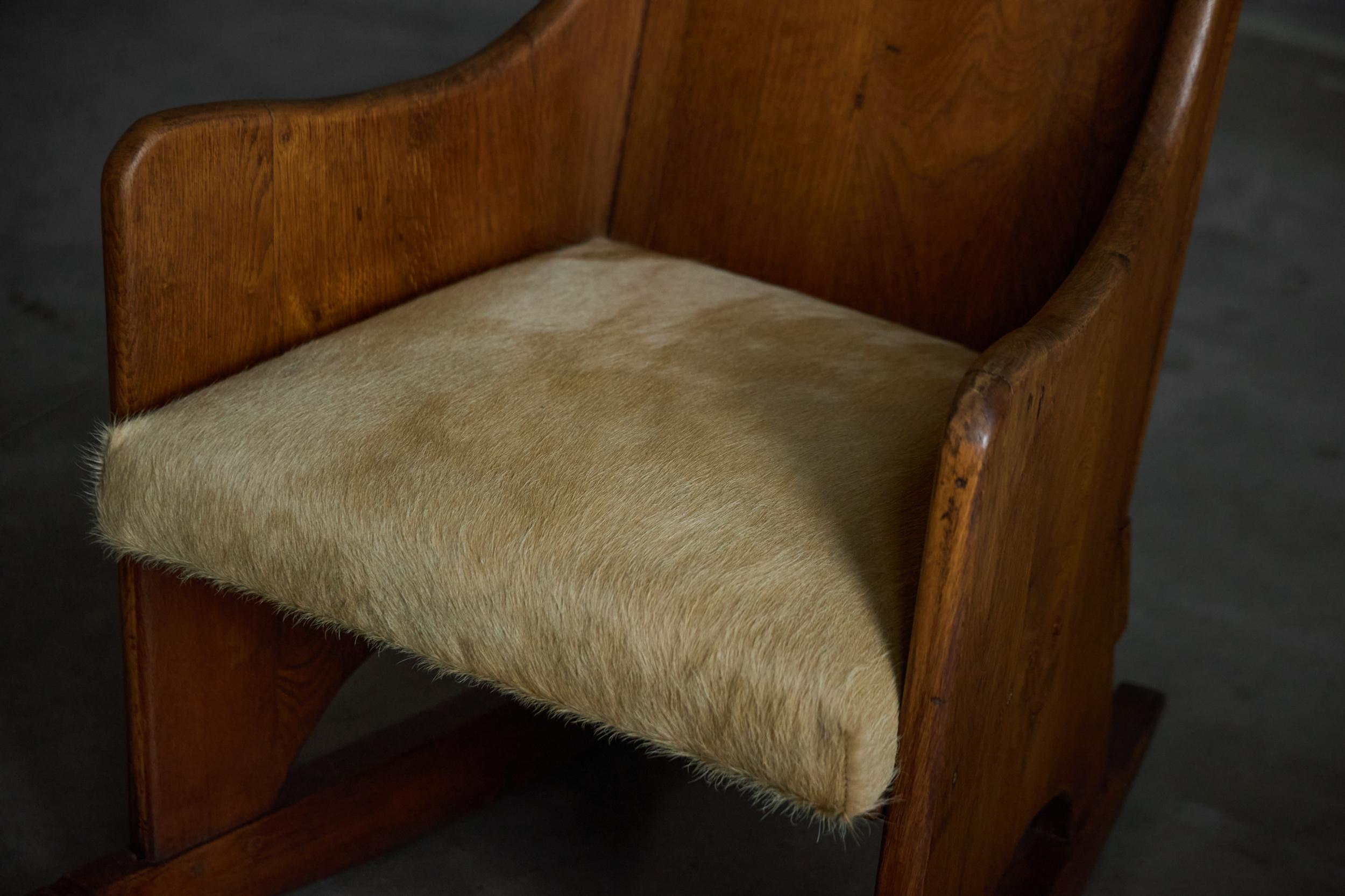 Rocking Armchair in the Style of Axel Einar Hjorth - 1930s