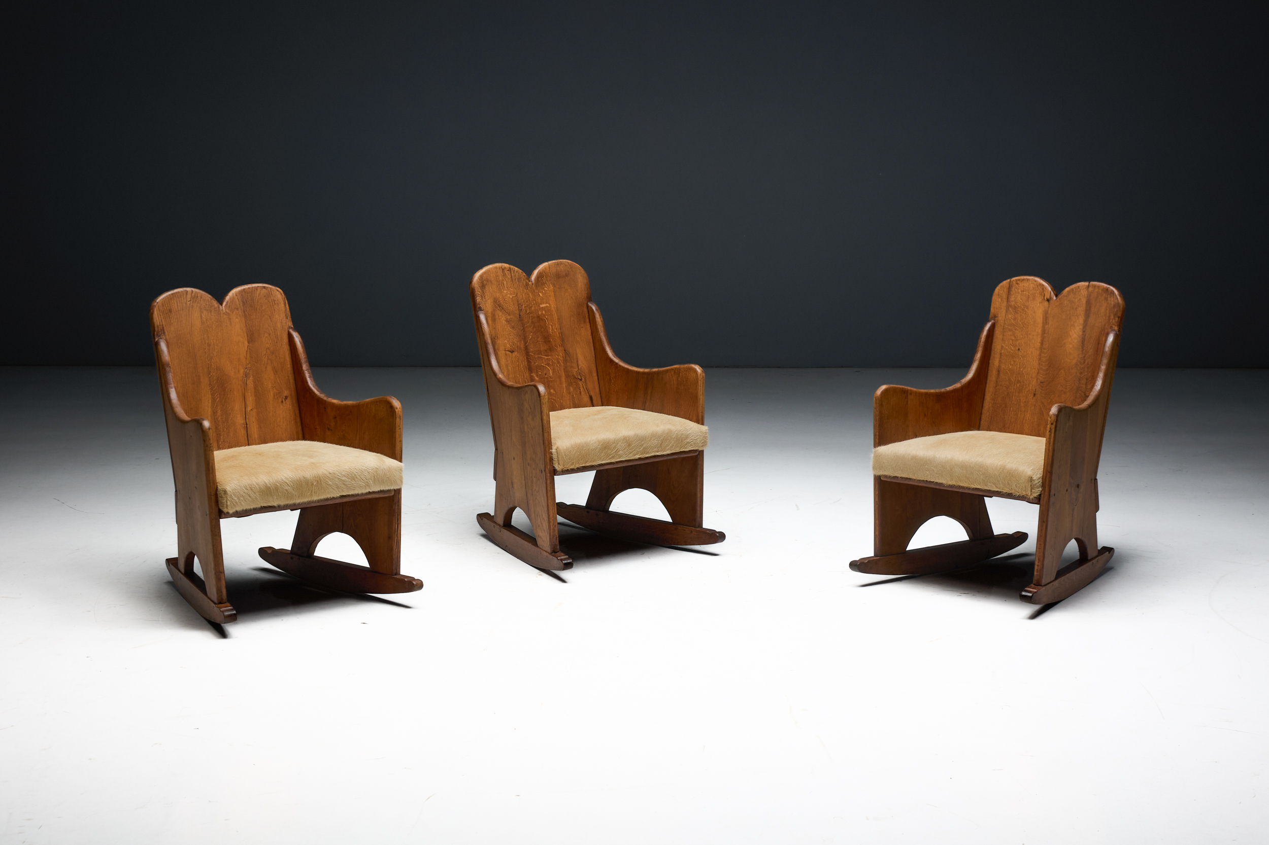 Rocking Armchair in the Style of Axel Einar Hjorth - 1930s
