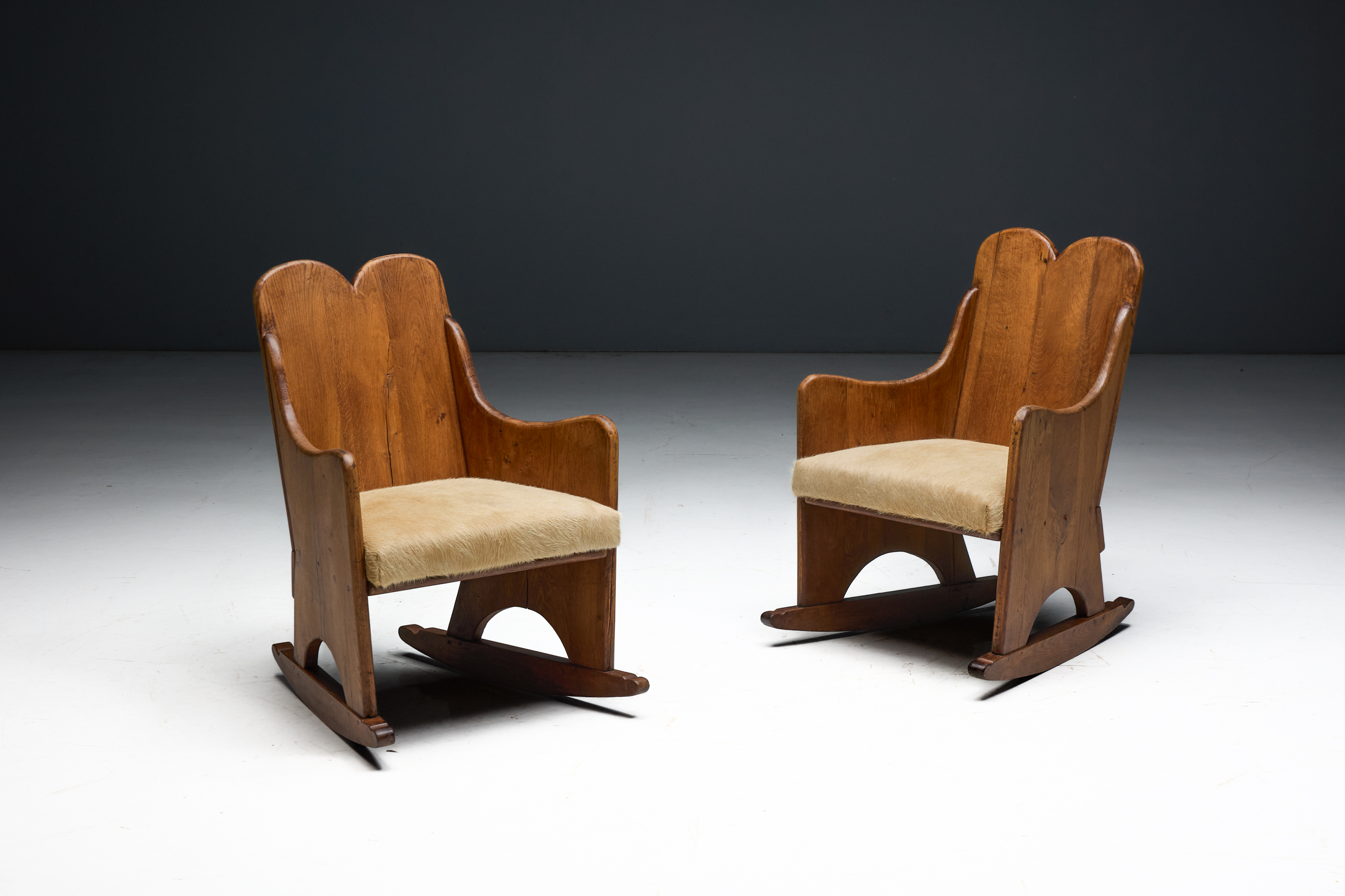 Rocking Armchair in the Style of Axel Einar Hjorth - 1930s