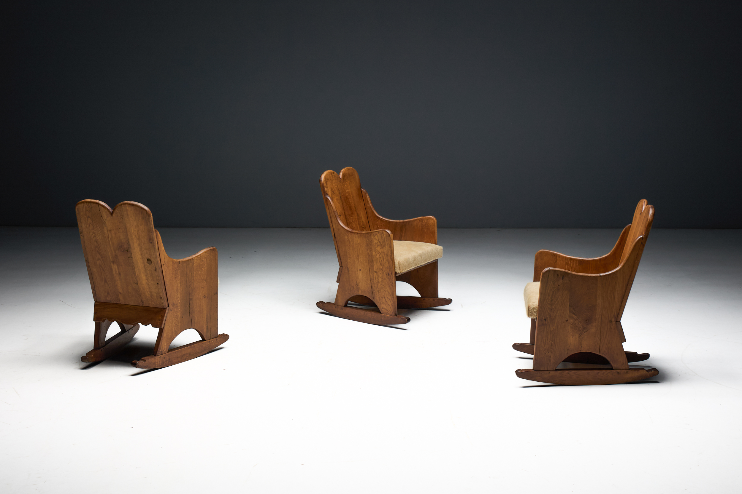 Rocking Armchair in the Style of Axel Einar Hjorth - 1930s