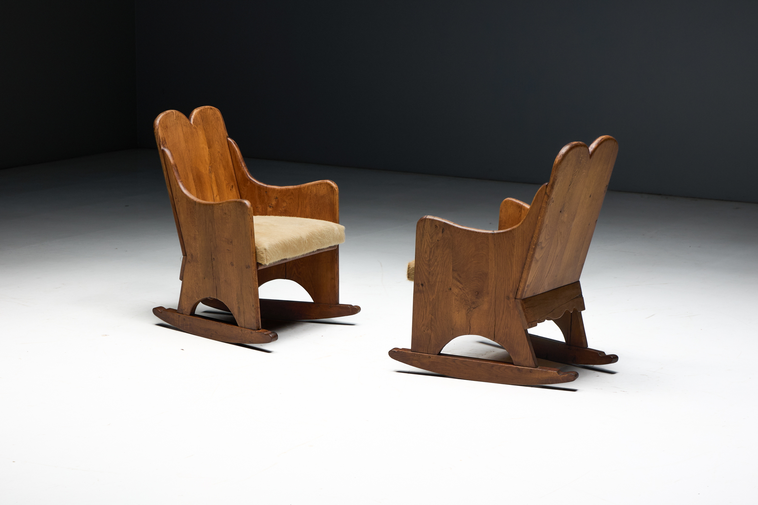 Rocking Armchair in the Style of Axel Einar Hjorth - 1930s
