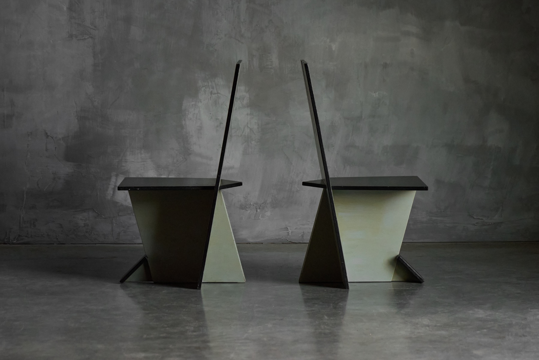 Dining Chairs in the style of De Stijl Movement - 1950s
