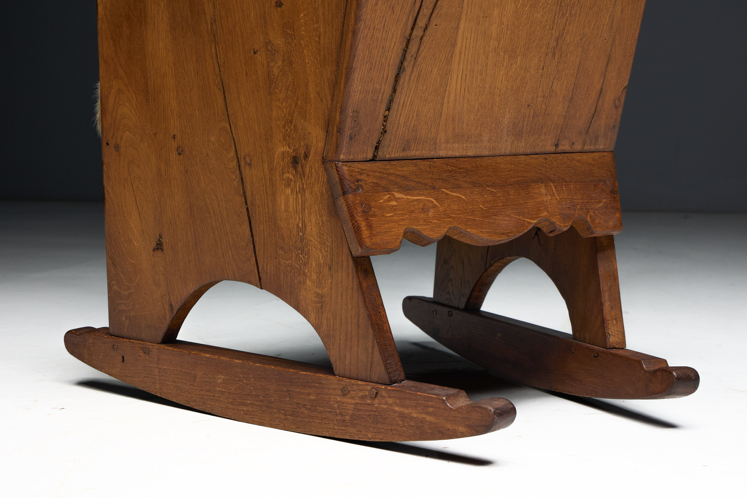 Rocking Armchair in the Style of Axel Einar Hjorth - 1930s