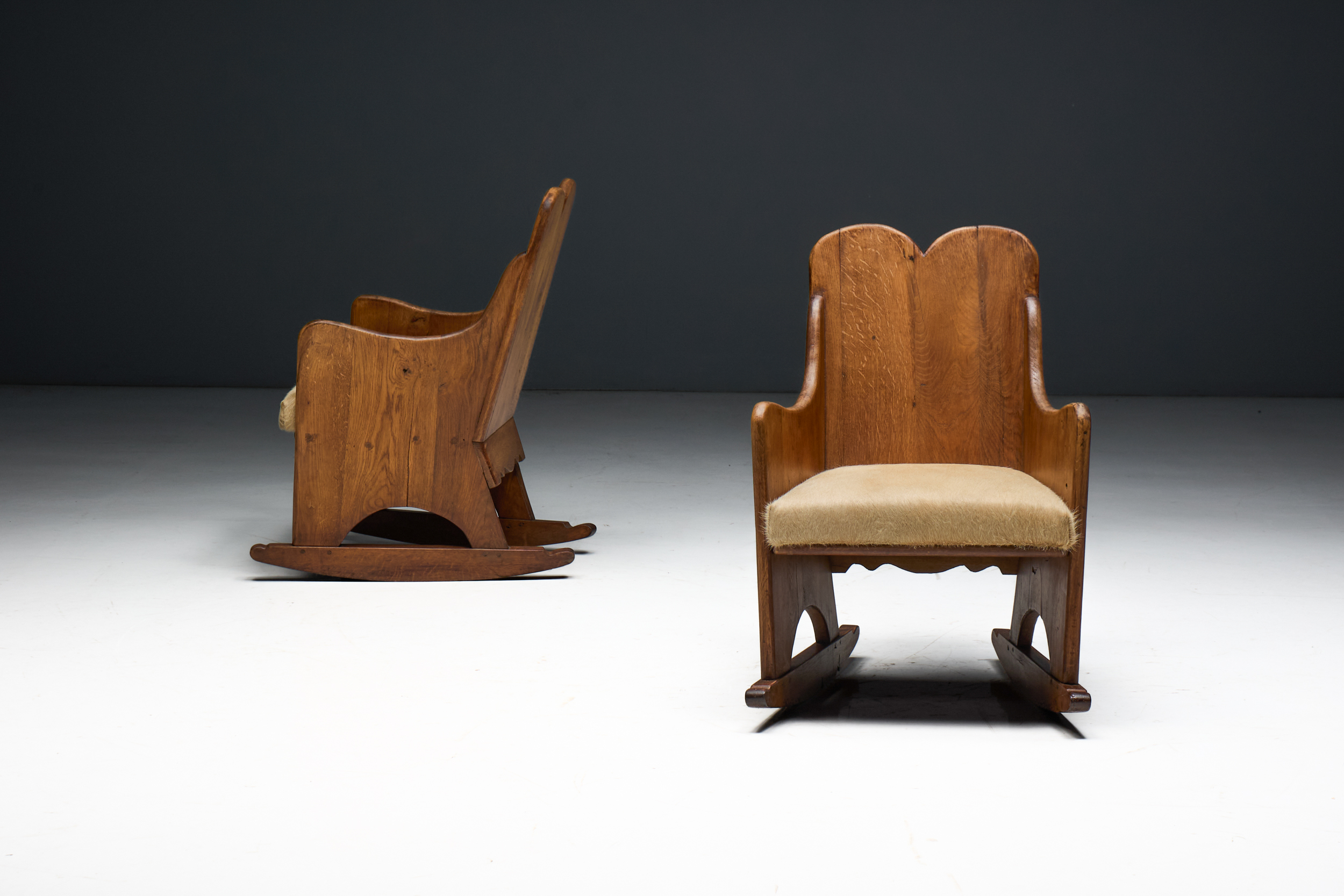 Rocking Armchair in the Style of Axel Einar Hjorth - 1930s
