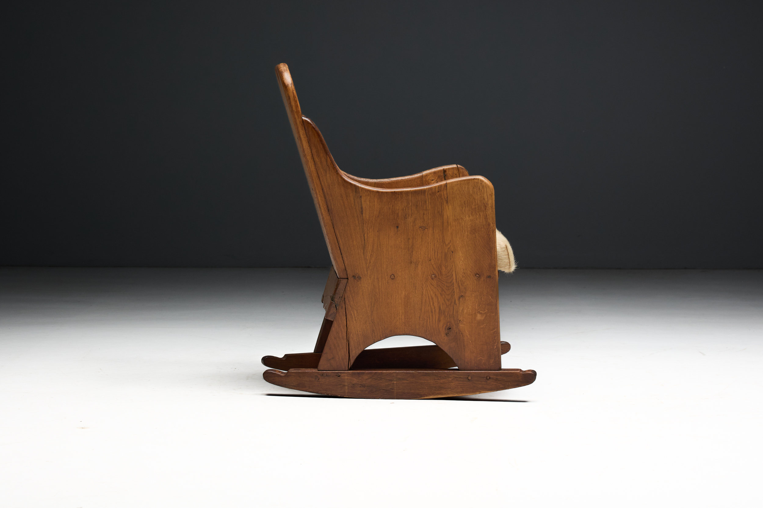 Rocking Armchair in the Style of Axel Einar Hjorth - 1930s