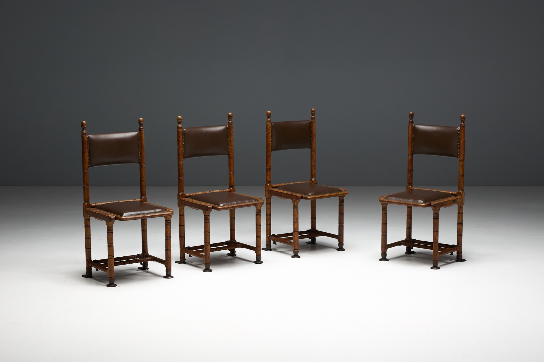 Arts & Crafts Chairs by H.P. Berlage, Netherlands - Early 20th Century