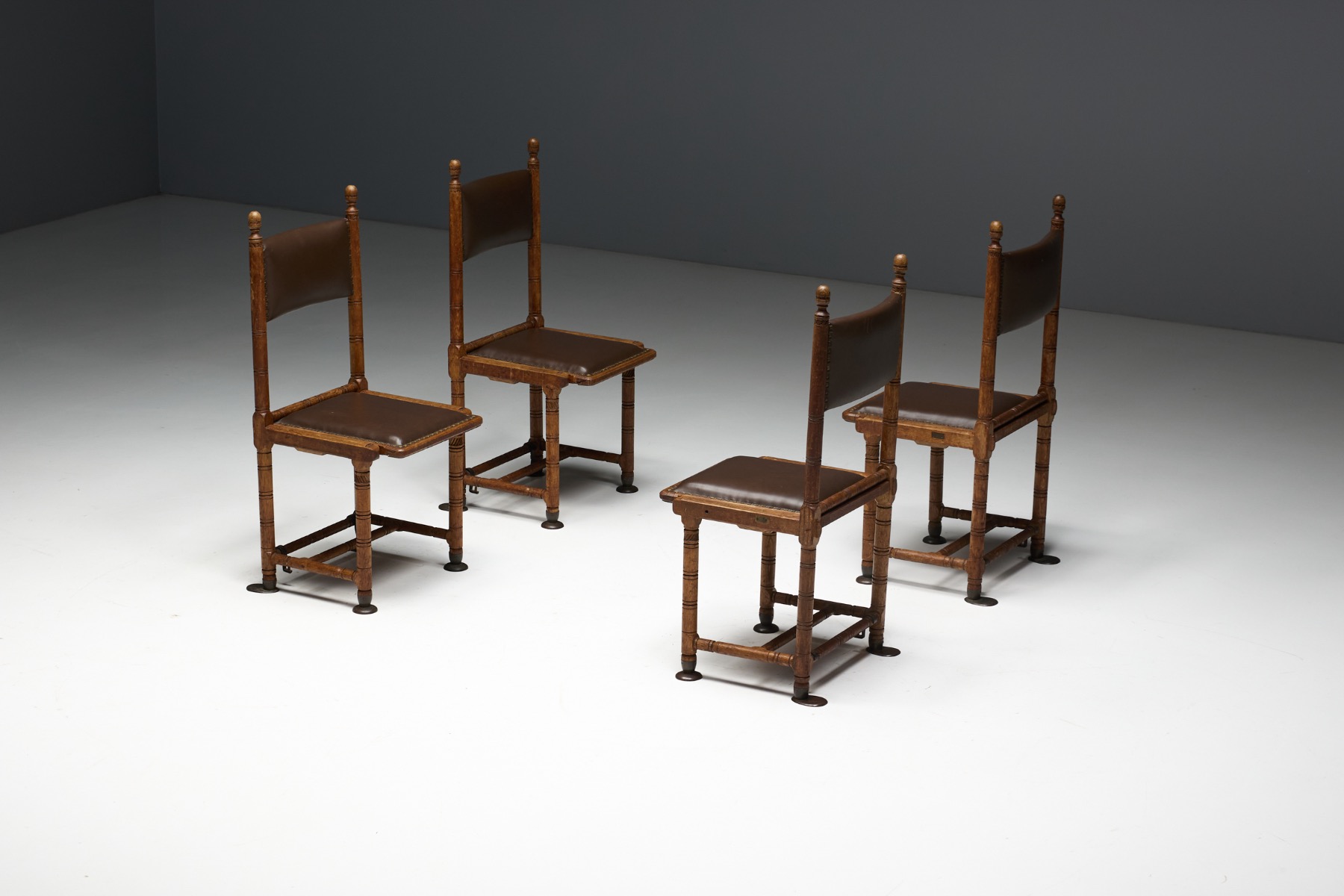 Arts & Crafts Chairs by H.P. Berlage, Netherlands - Early 20th Century