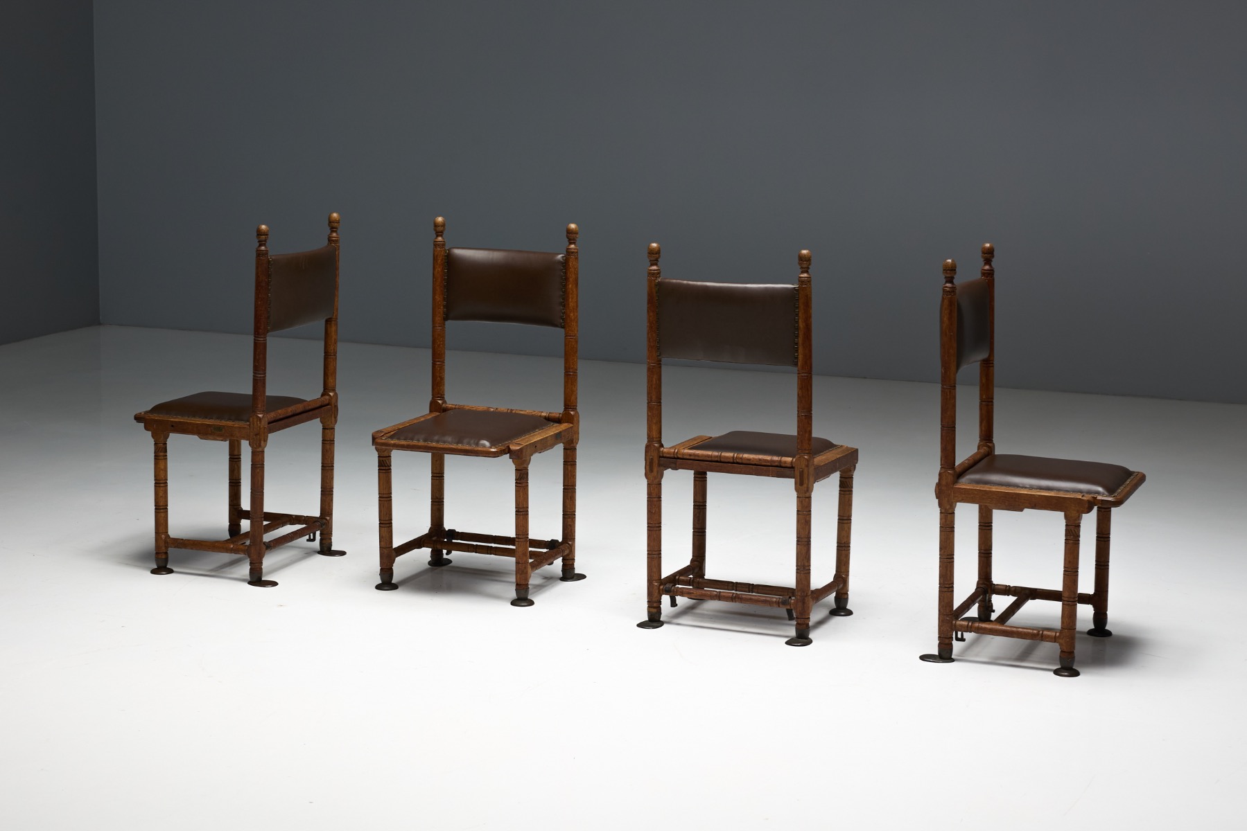 Arts & Crafts Chairs by H.P. Berlage, Netherlands - Early 20th Century