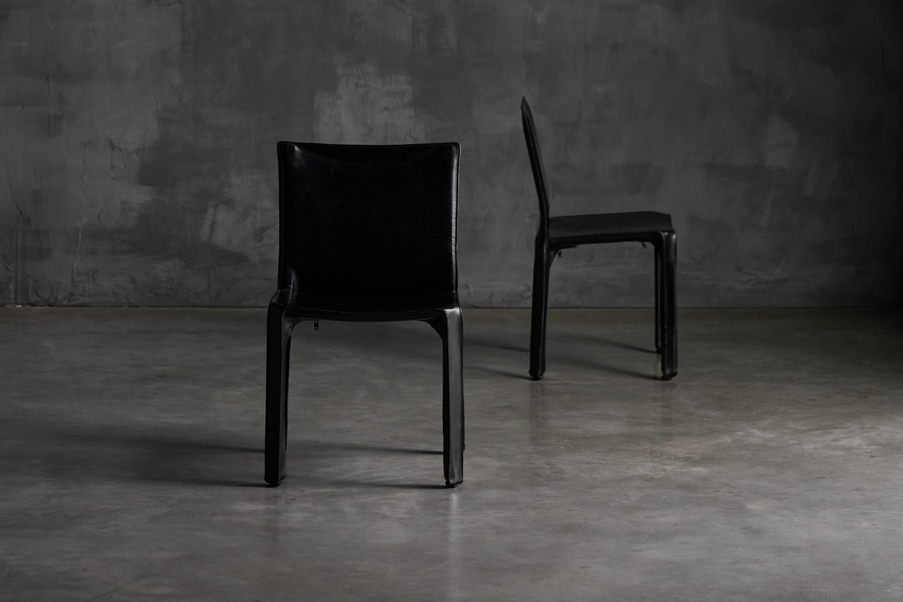 CAB 412 Chairs by Mario Bellini for Cassina - 1970s