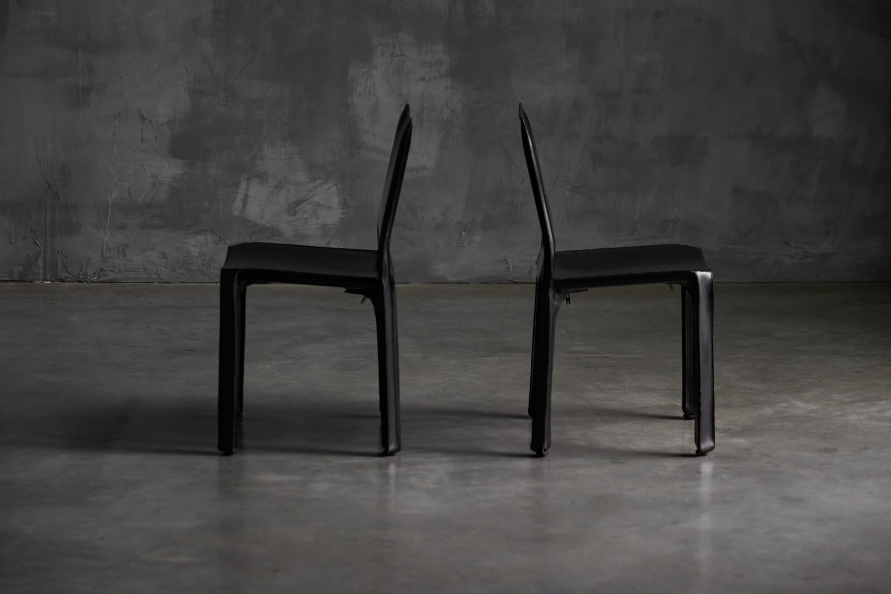 CAB 412 Chairs by Mario Bellini for Cassina - 1970s