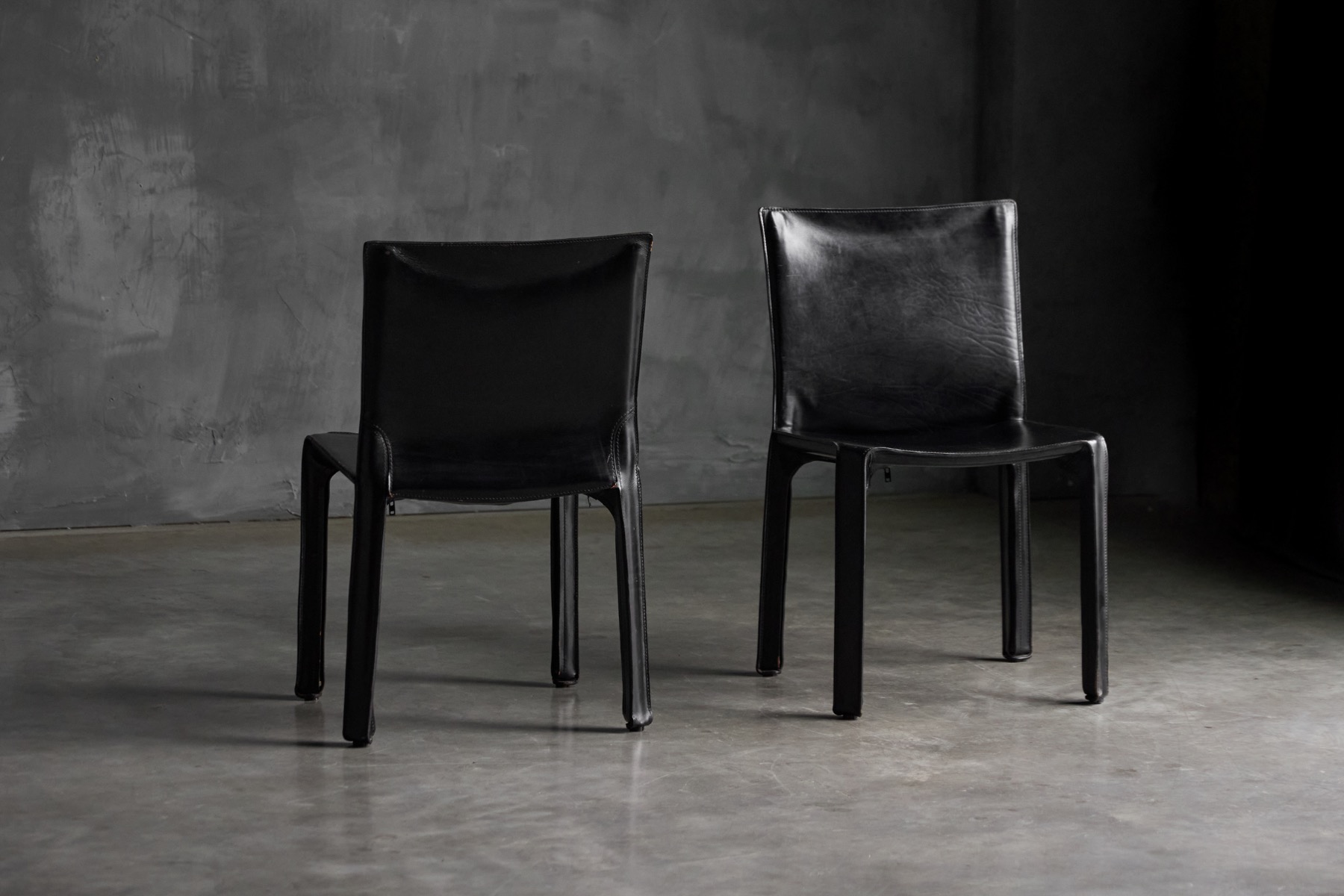 CAB 412 Chairs by Mario Bellini for Cassina - 1970s