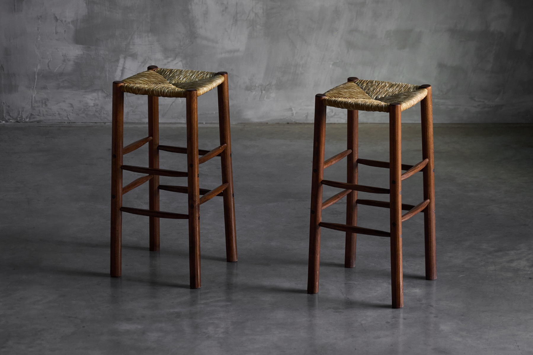 Bar Stools in the Style of Charlotte Perriand - 1970s