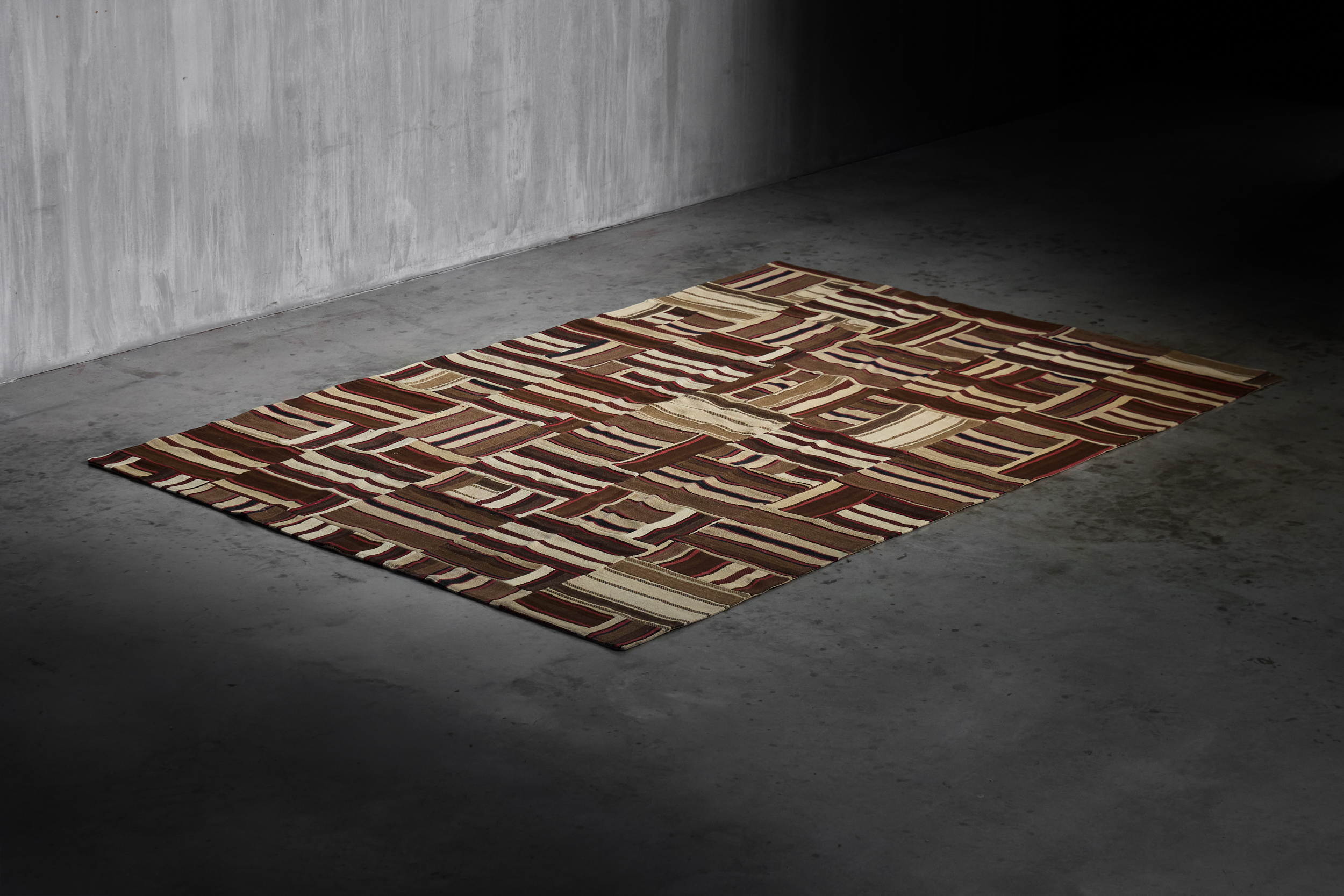 Kurdish Kilim Patchwork Rug, East Anatolia - Circa 1950