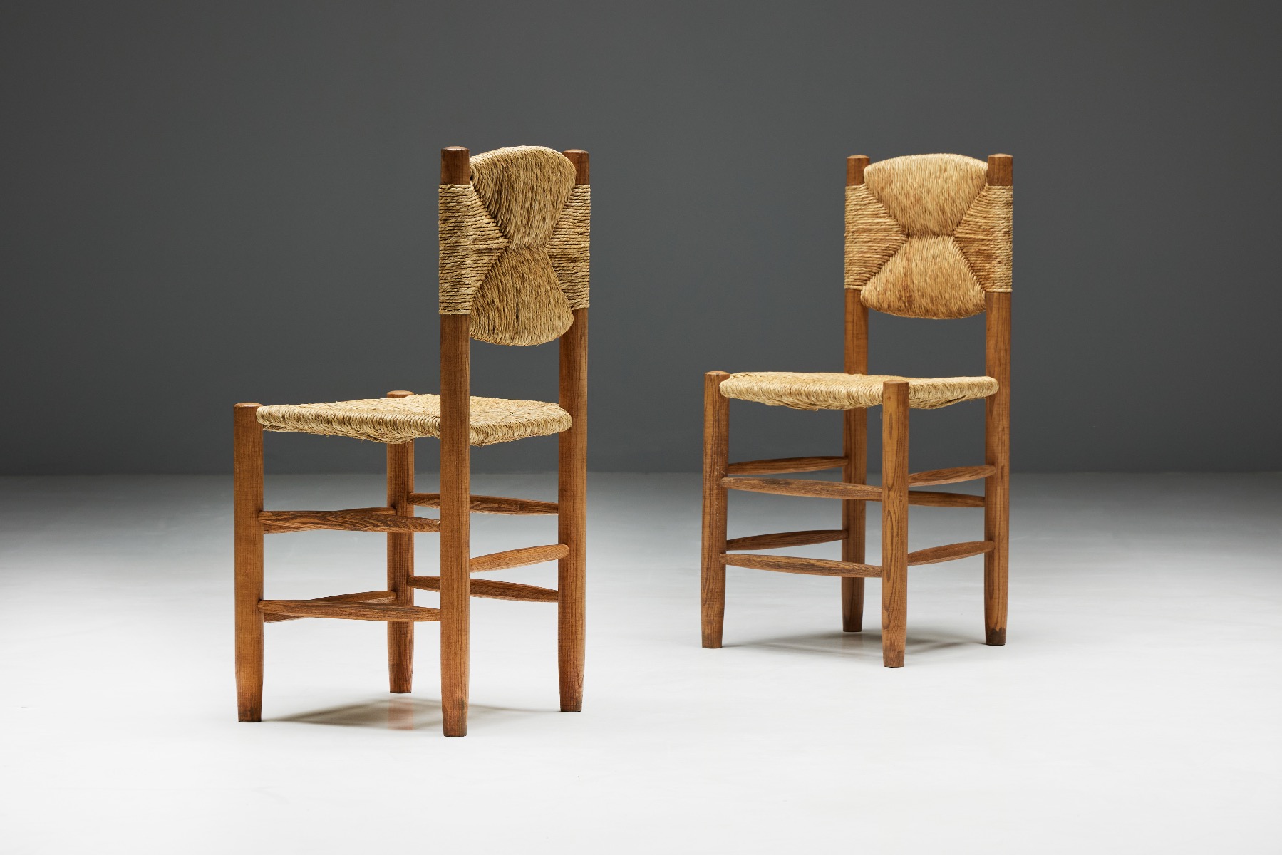 "Bauche" Dining Chairs by Charlotte Perriand for Steph Simon - 1950s