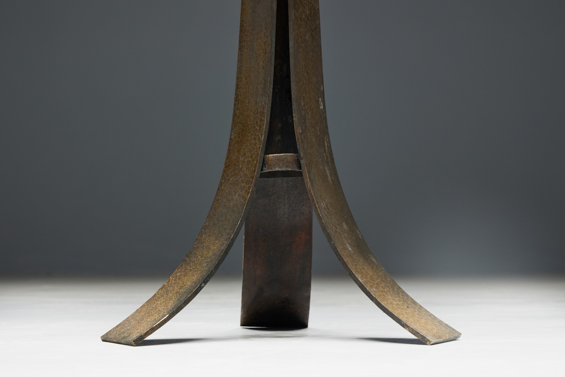 Brass Hammered Candelabra - 1950s