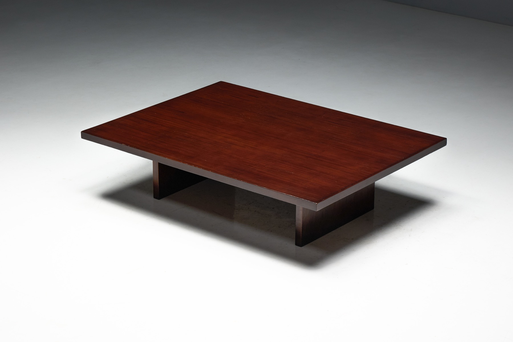 European bamboo coffee table from the 1980s