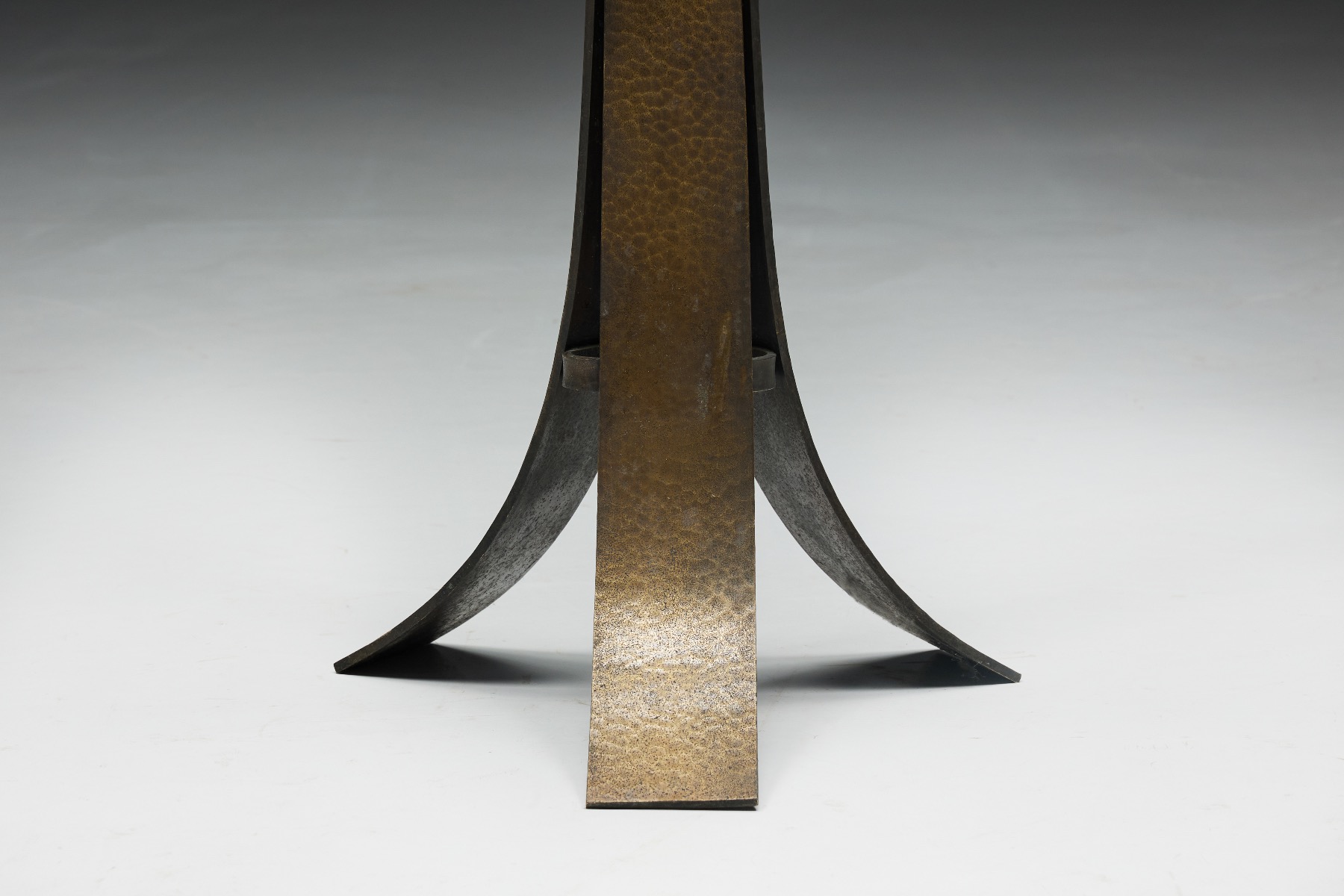 Brass Hammered Candelabra - 1950s