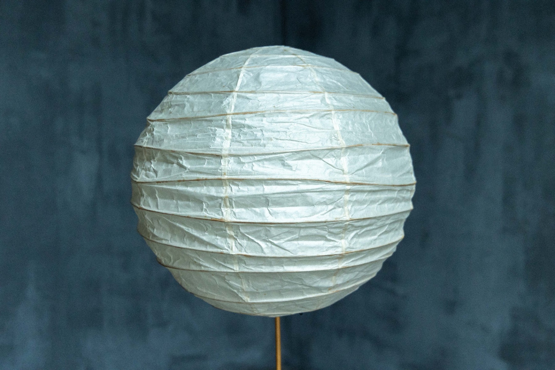 Sculptural Akari paper lantern floor lamp