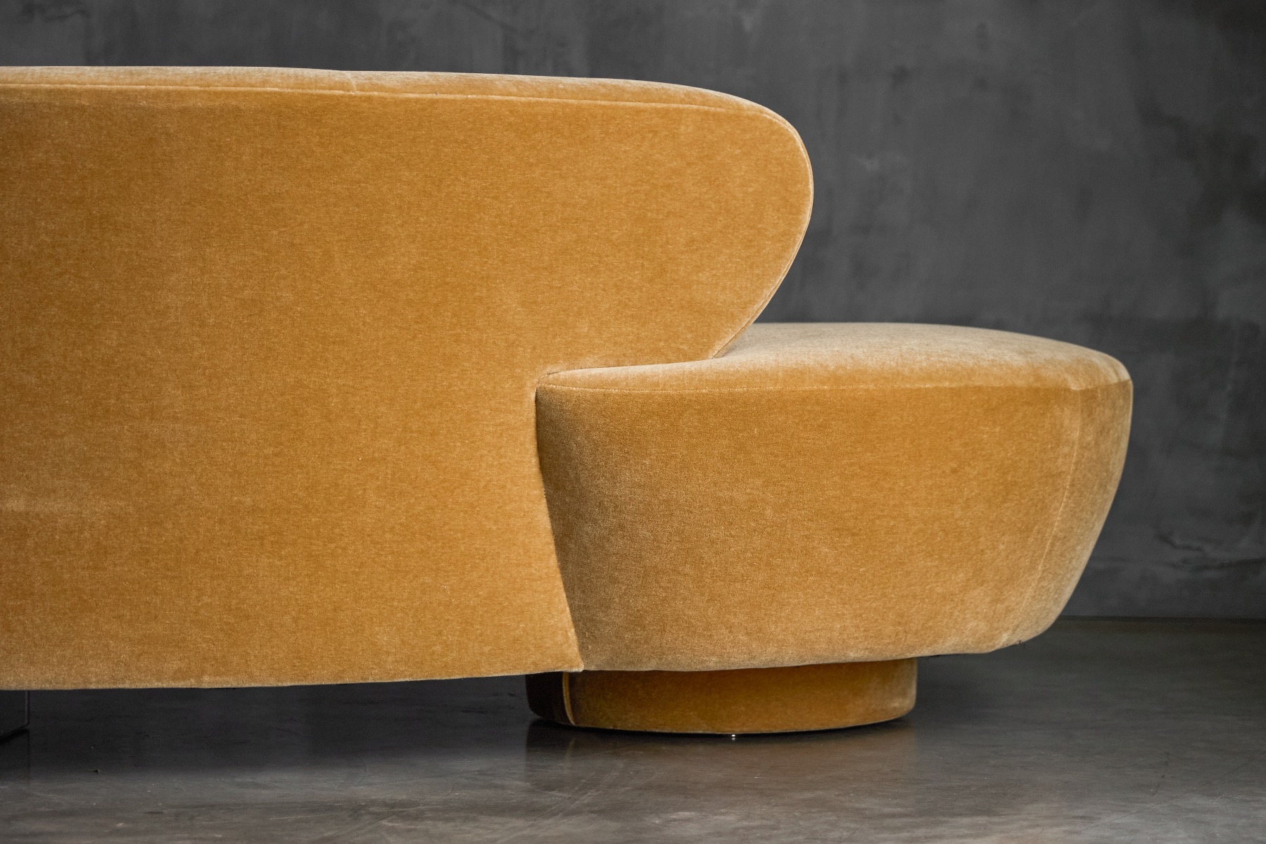 American modern Serpentine sofa produced by Directional