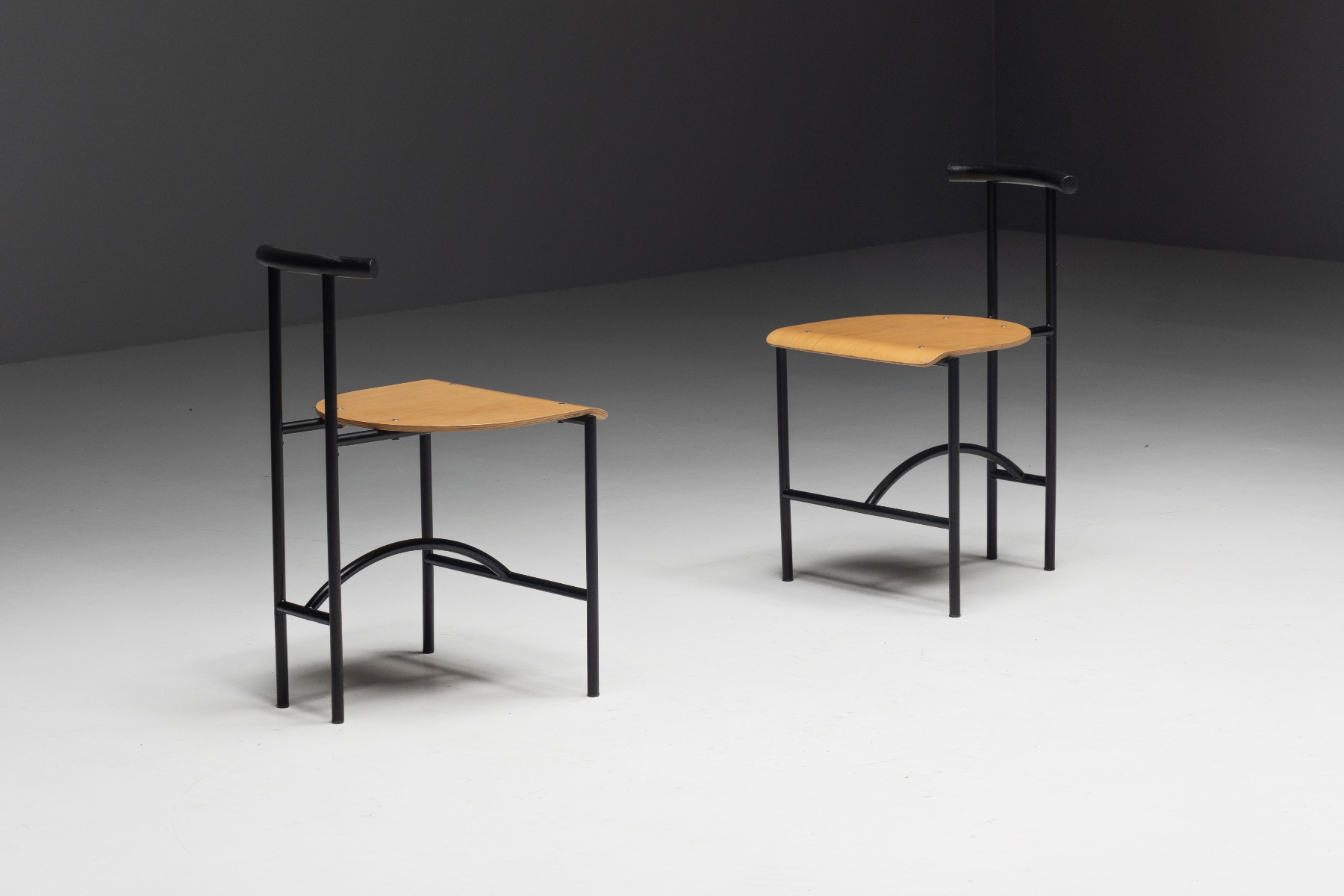 Architectural postmodern Tokyo chairs