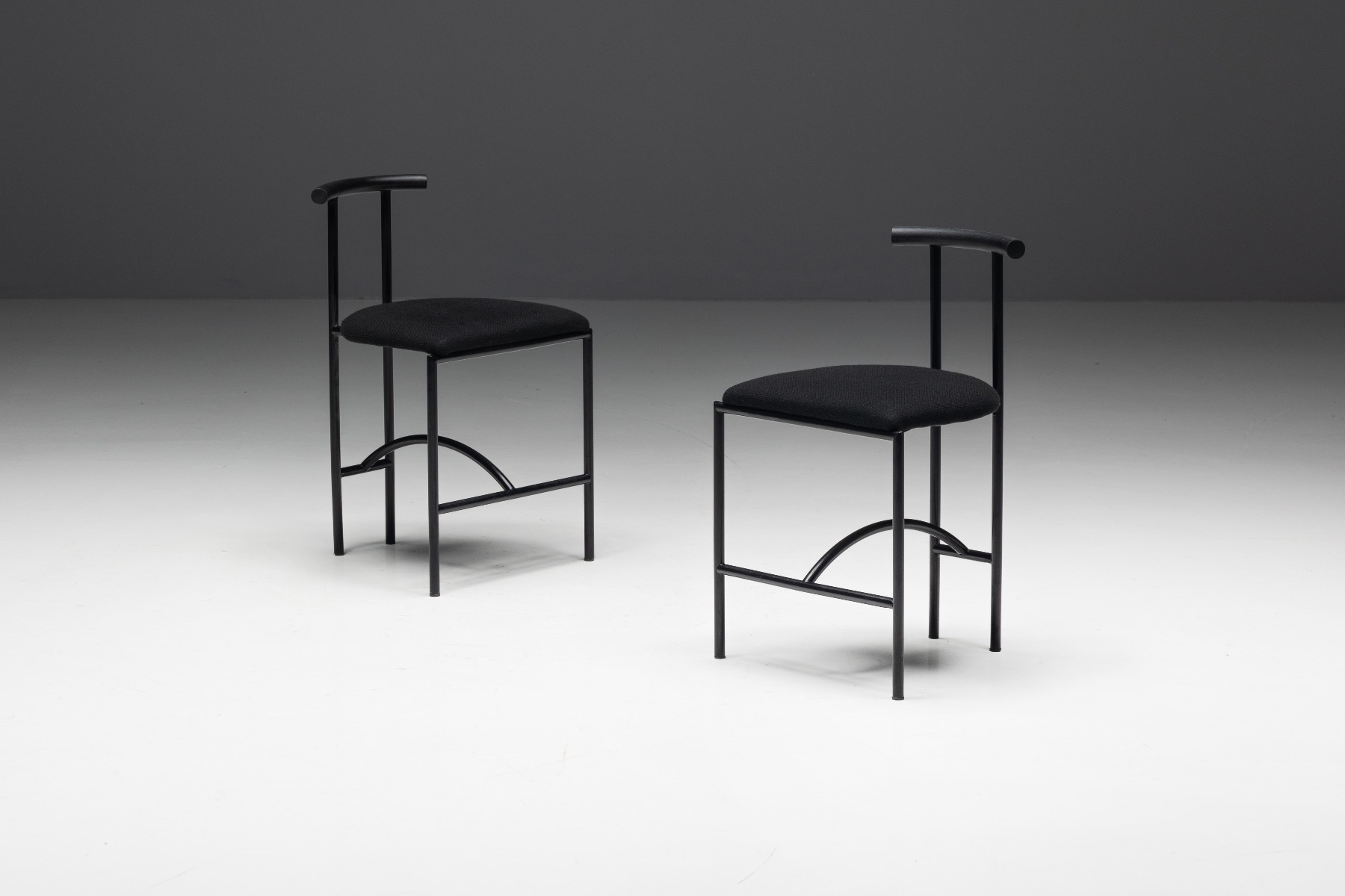 Architectural Tokyo dining chairs 1980s