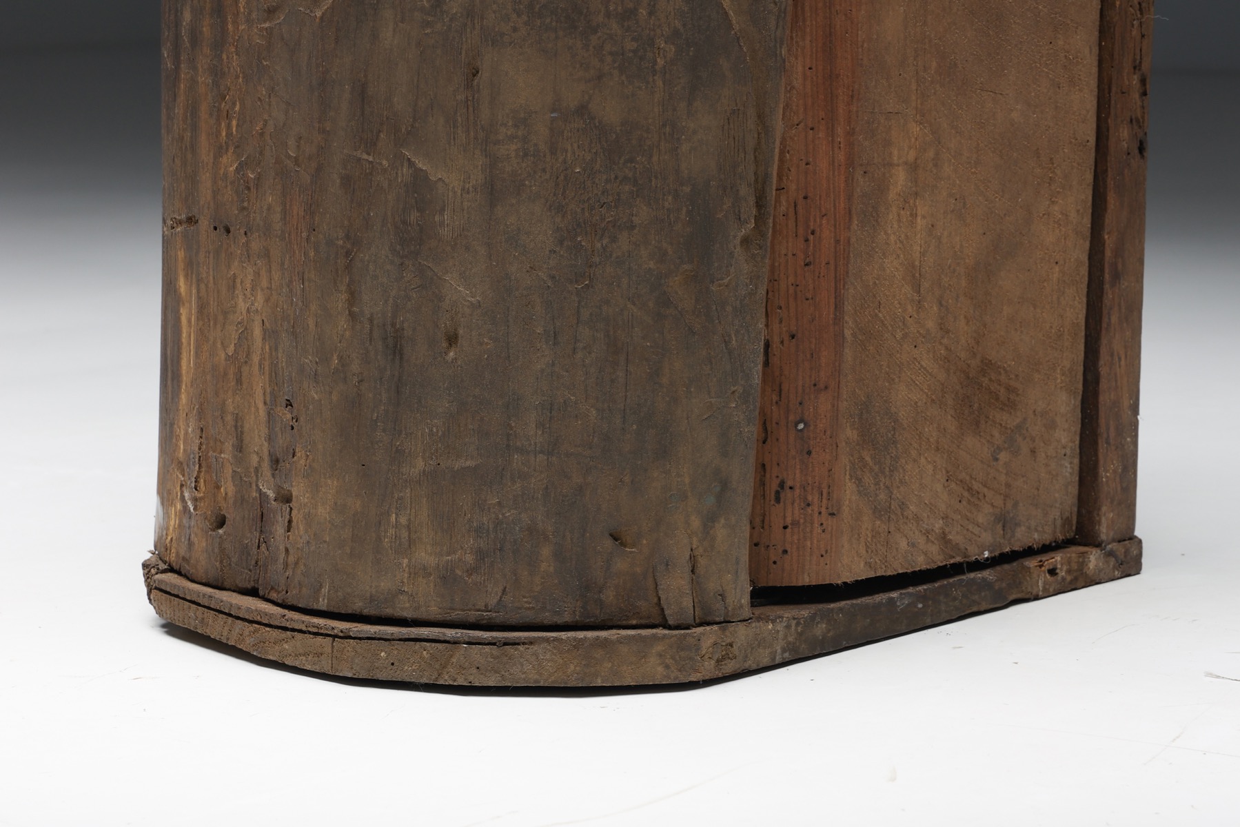 Authentic Ardeche monoxylite cabinet from the nineteenth century