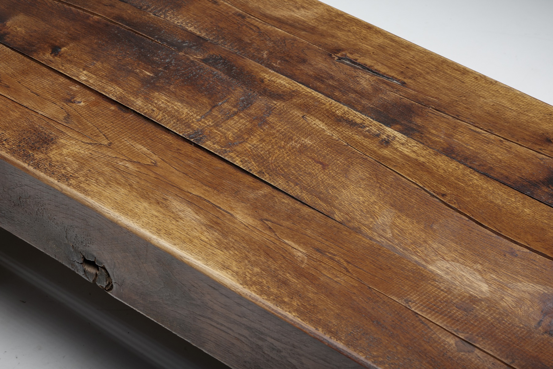 Authentic French brutalist coffee table from the 1940s