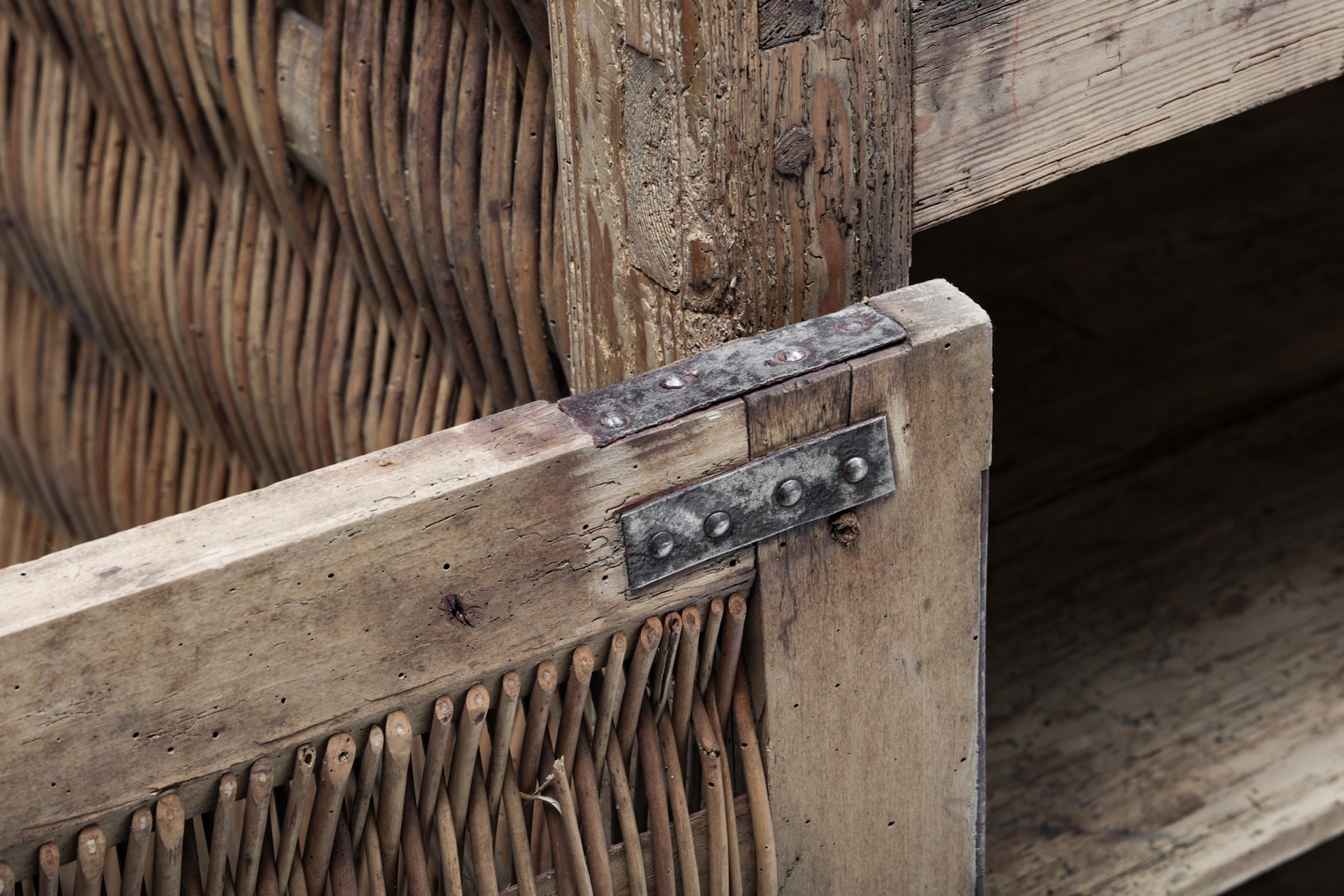 Authentic wabi sabi pantry cabinet from 1930