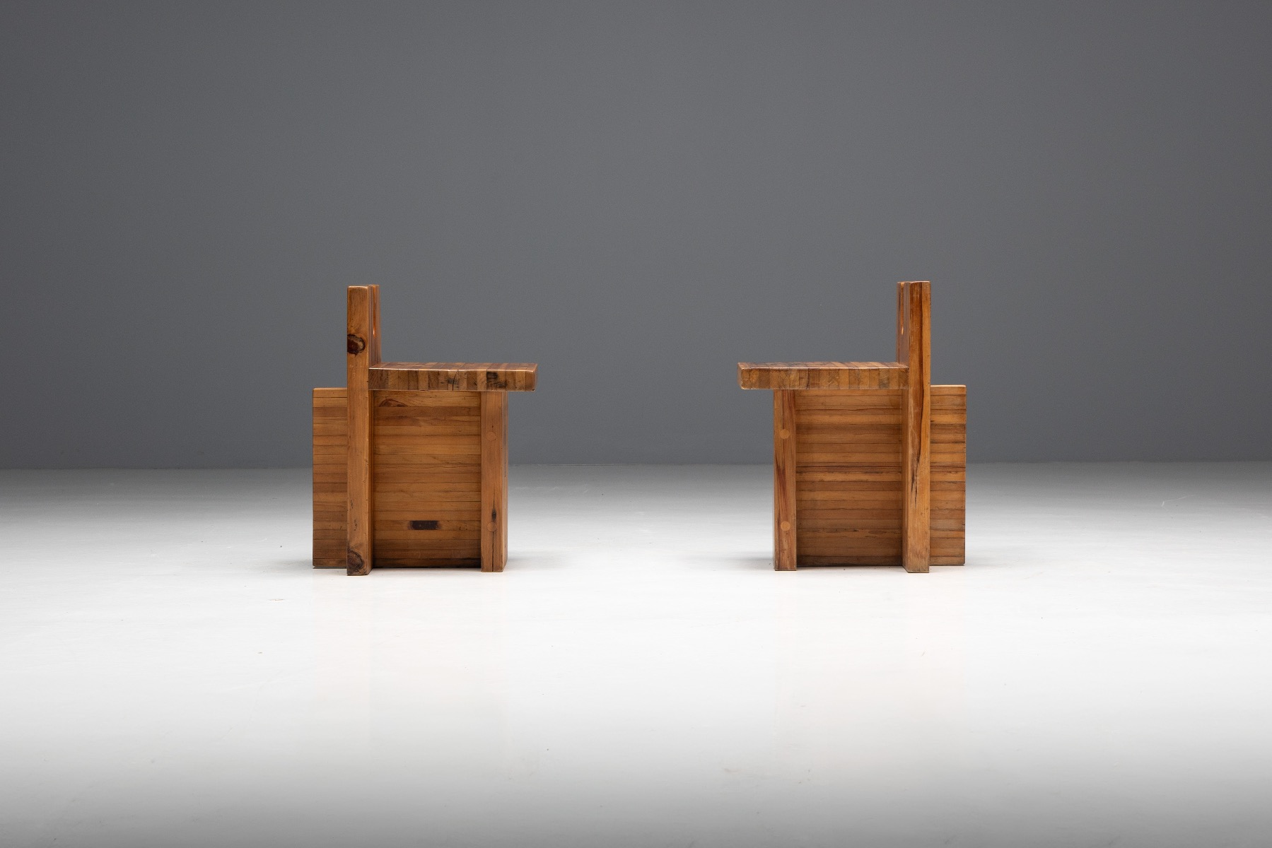 Brazilian modernist SESC stools