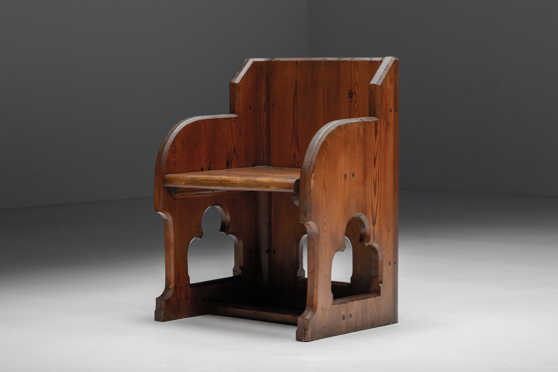 Classic gothic revival armchairs in timeless design