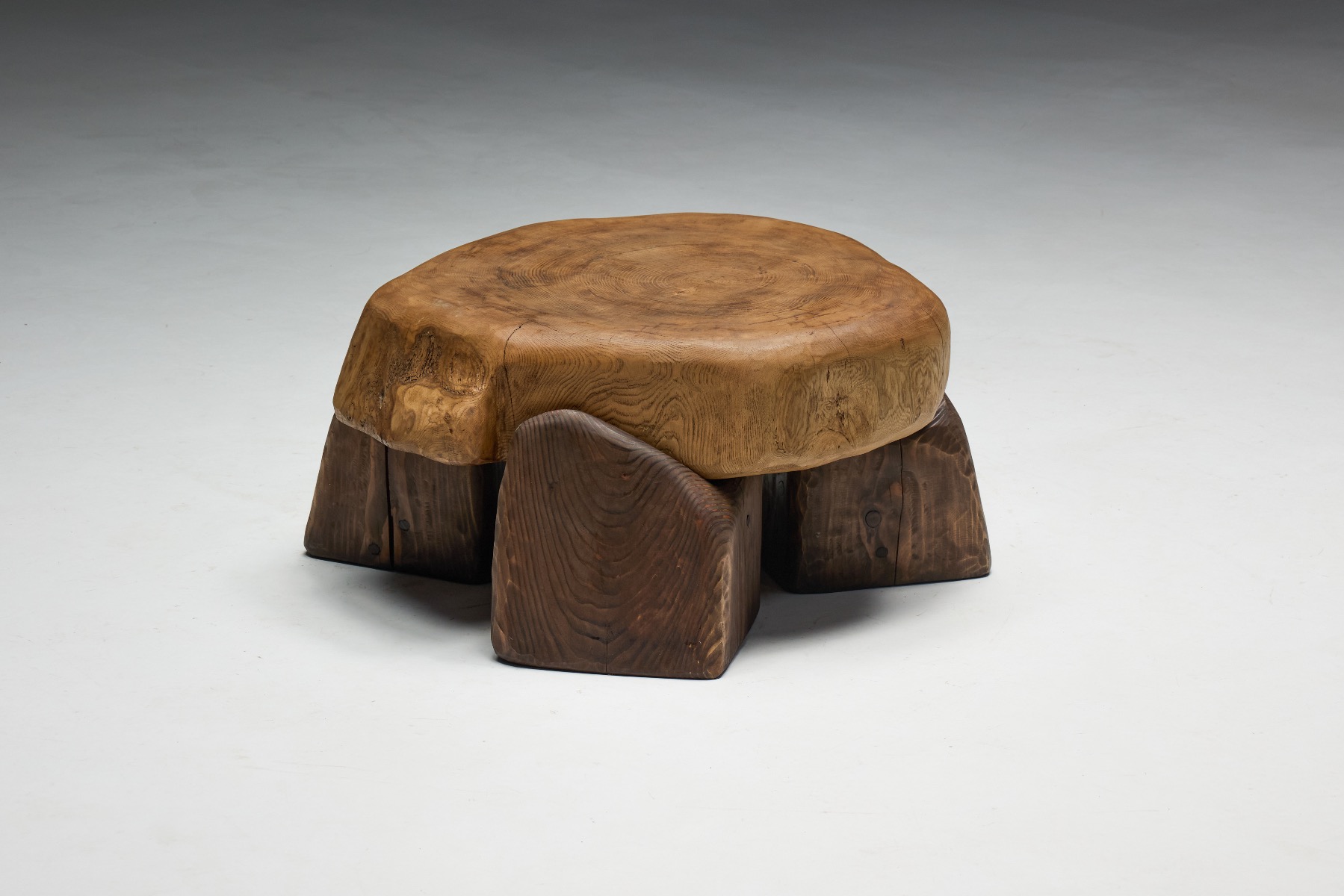 Collectible brutalist coffee table created in 2025