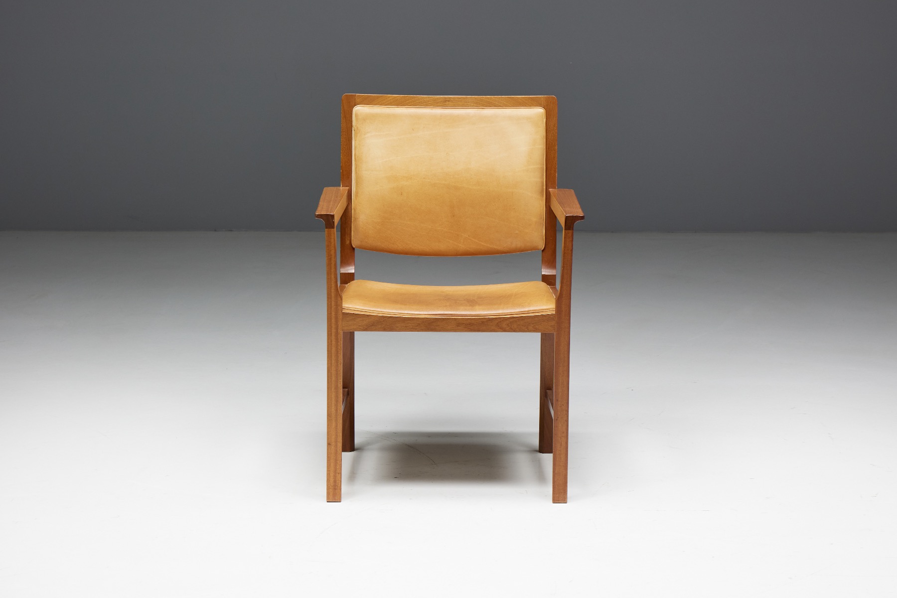 Collectible Scandinavian leather office chairs