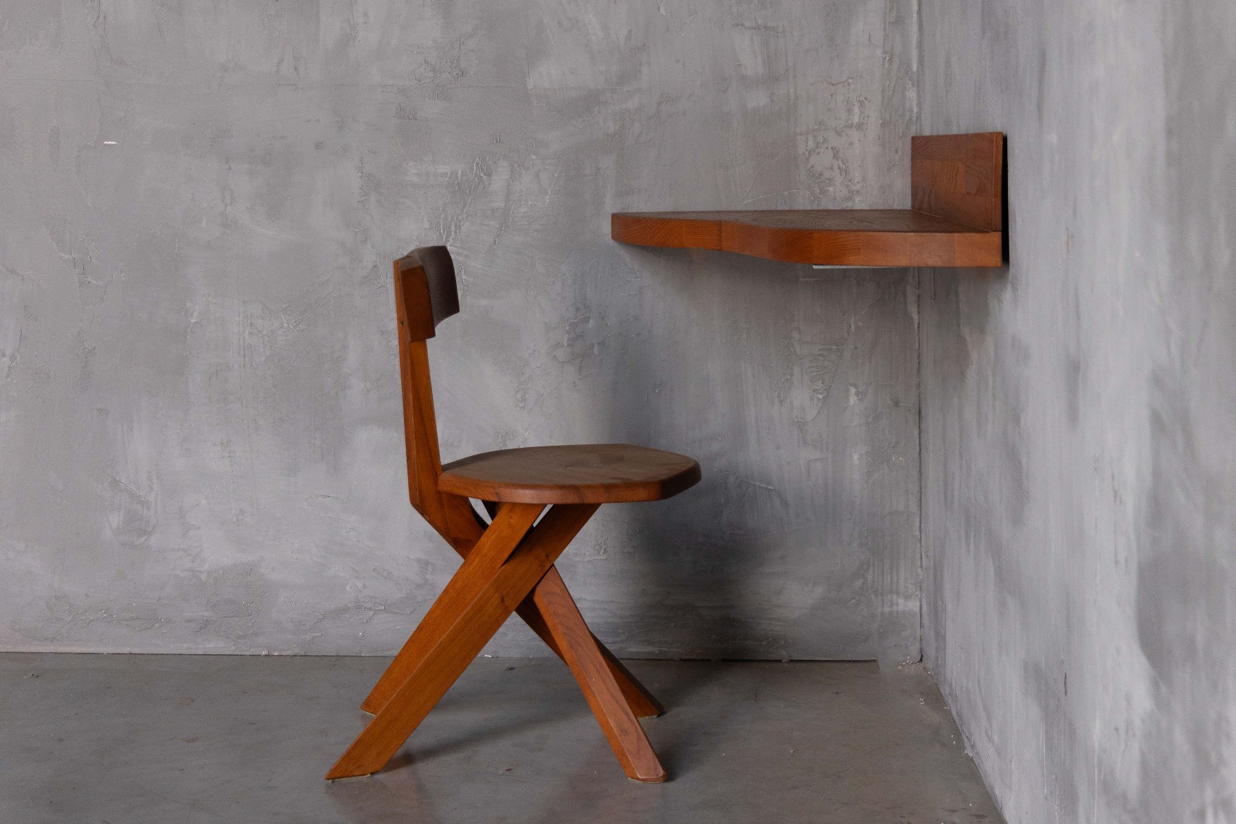 Collectible wall console designed by Pierre Chapo