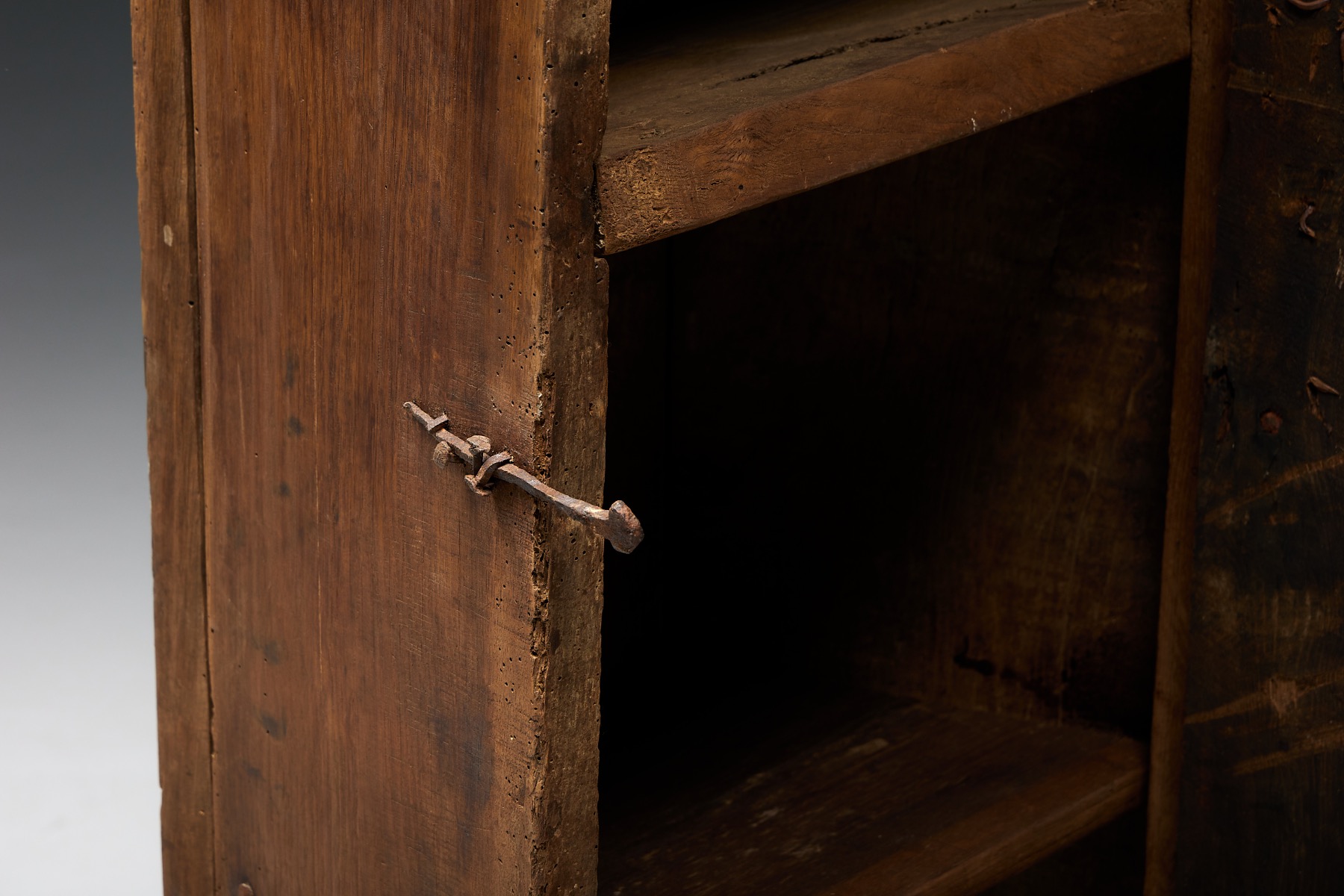 Early monoxylite cupboard handmade design
