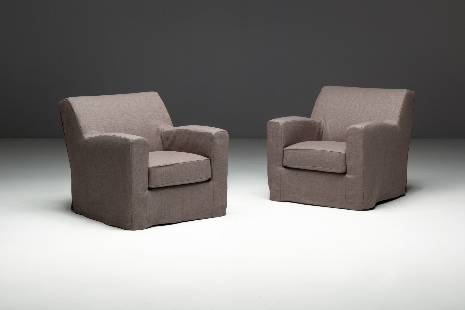 Elegant lounge chairs with timeless design by Christian Liaigre
