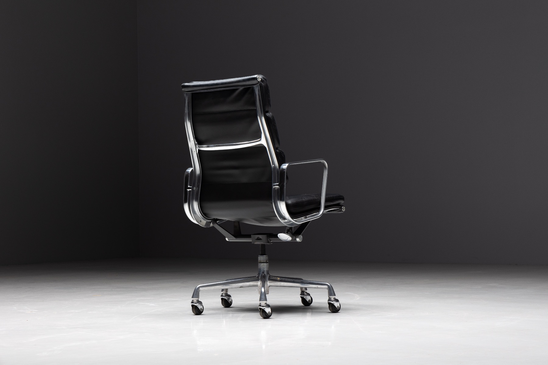 Herman Miller seating with soft pad design by Eames