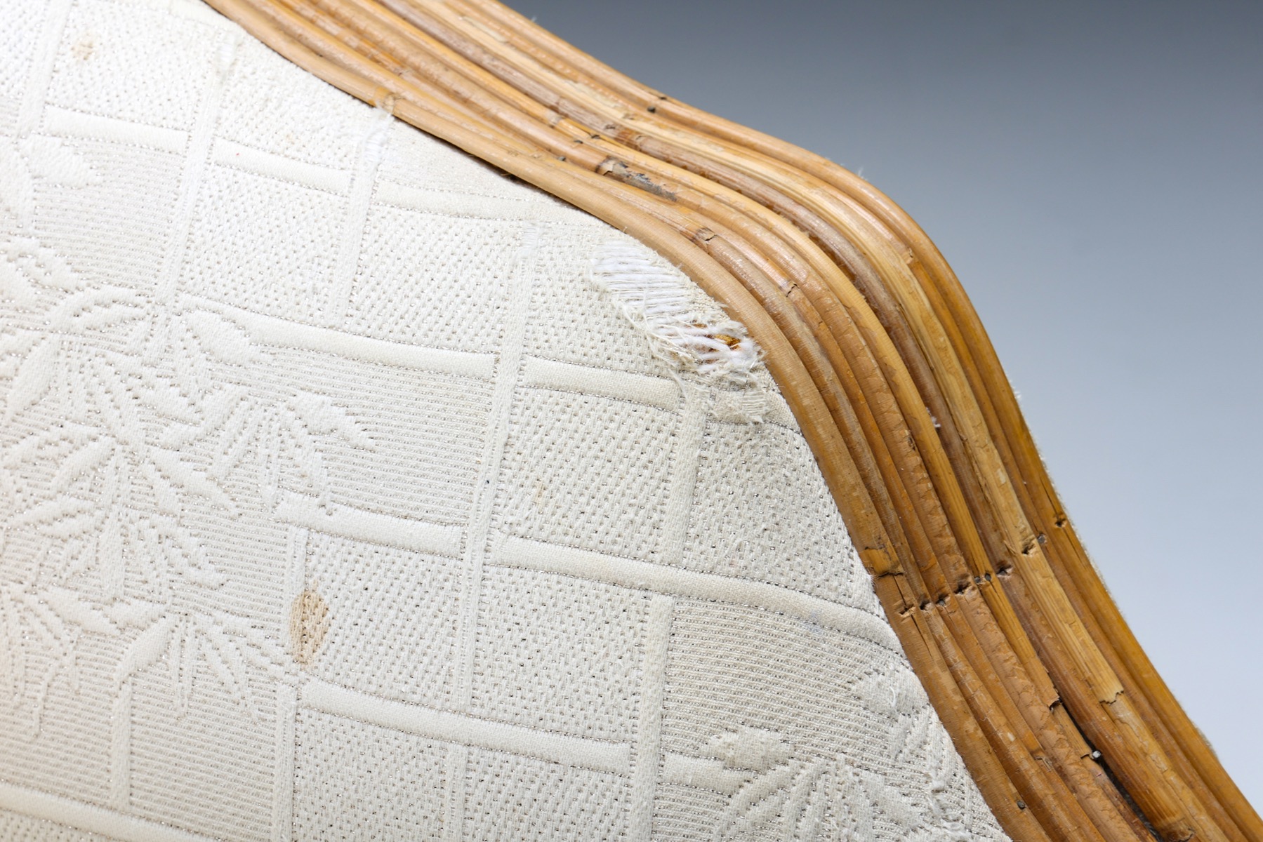 Iconic Vivai del Sud bergere chair from the 1970s