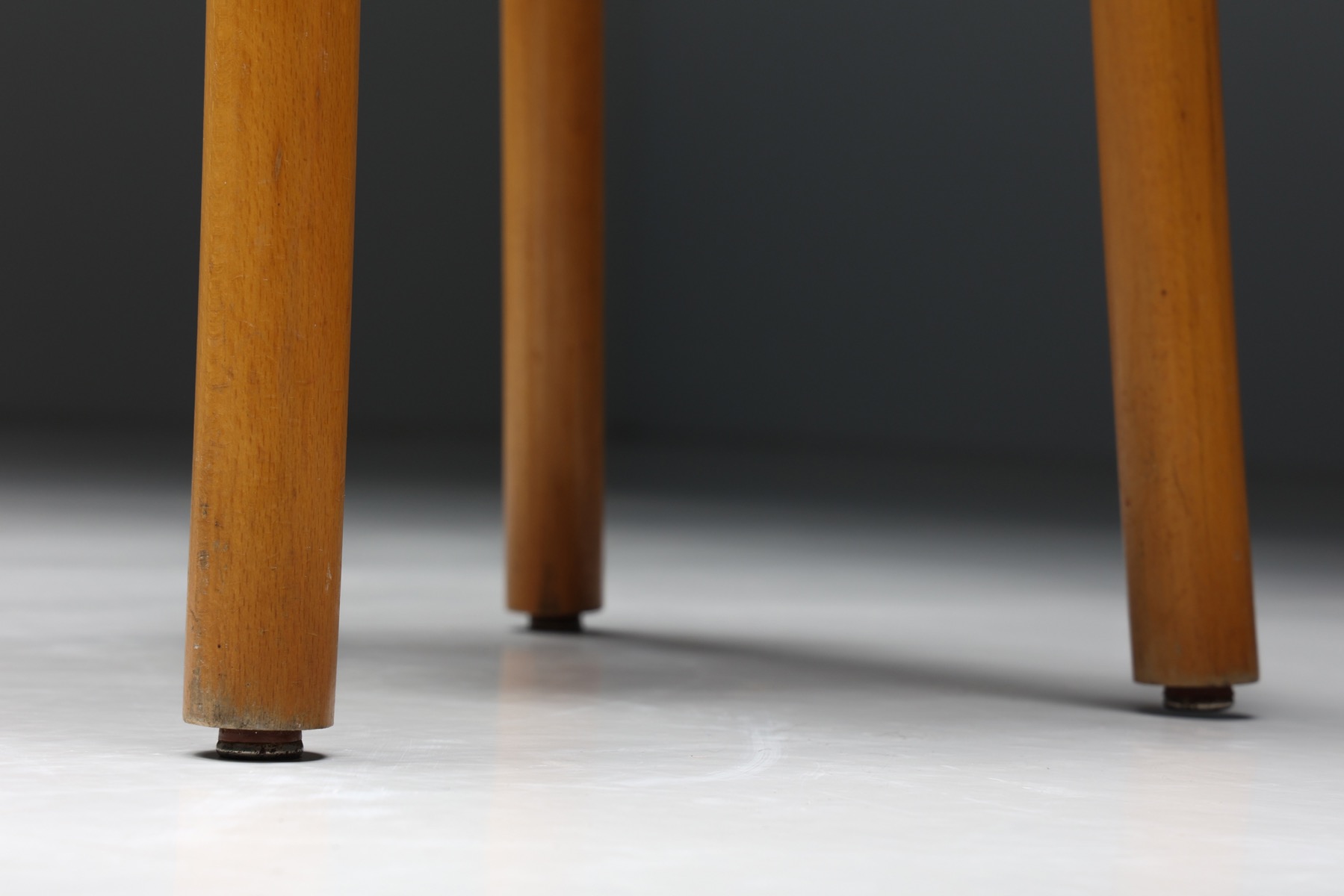 Iconic Pierre Gautier Delaye dining chairs from the 1960s