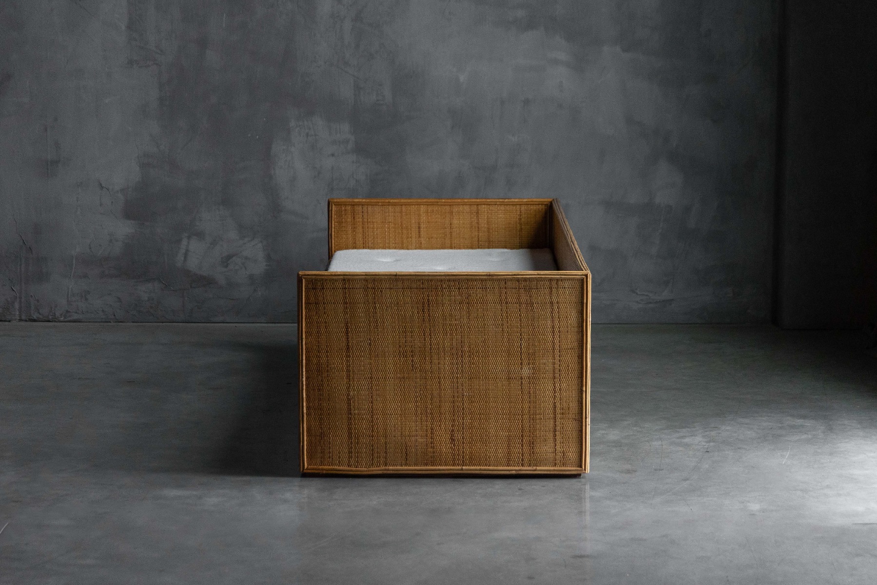 Mid century bamboo daybed from Italy, 1970s