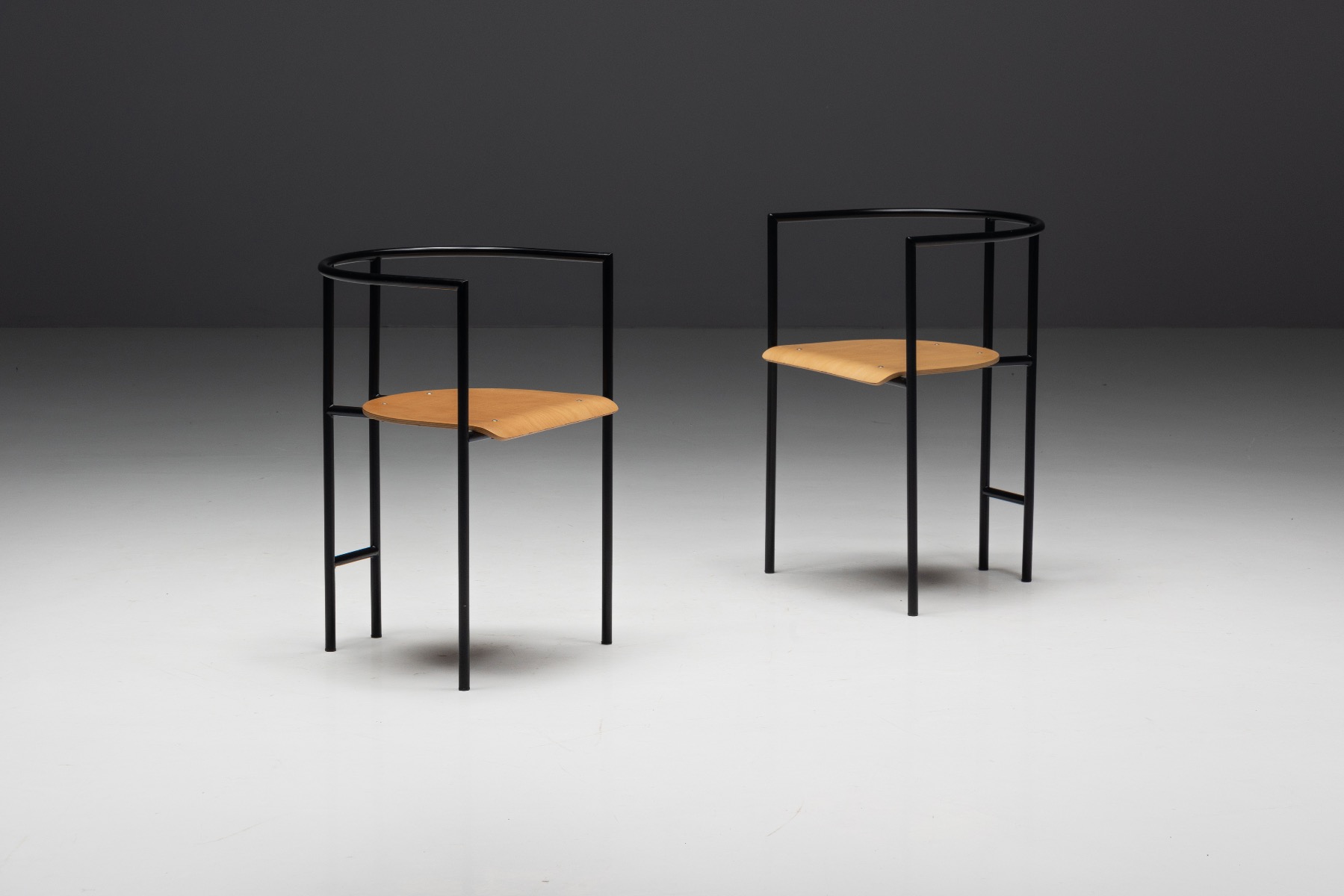 Minimalist Tokyo armchairs Italian design